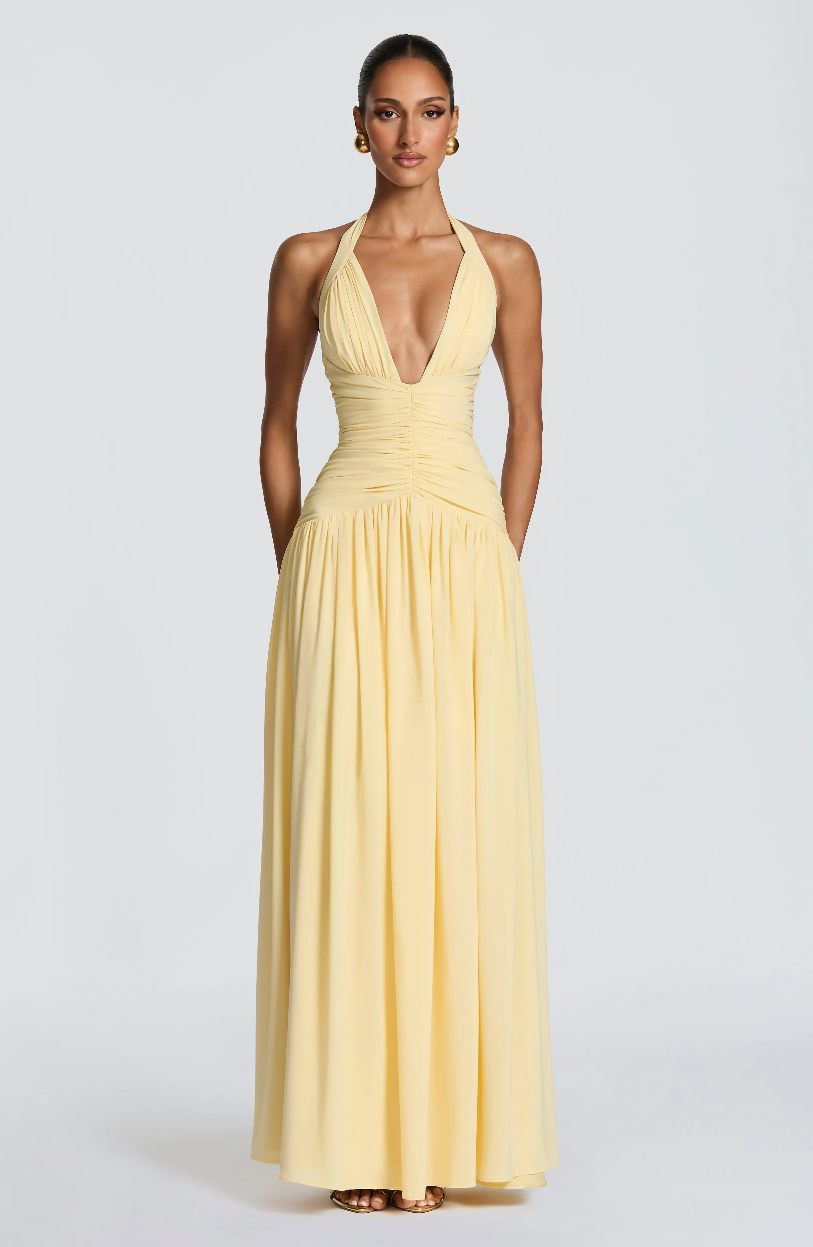 Amaris Maxi Dress - Lemon sold by Babyboo Fashion product image thumbnail 5