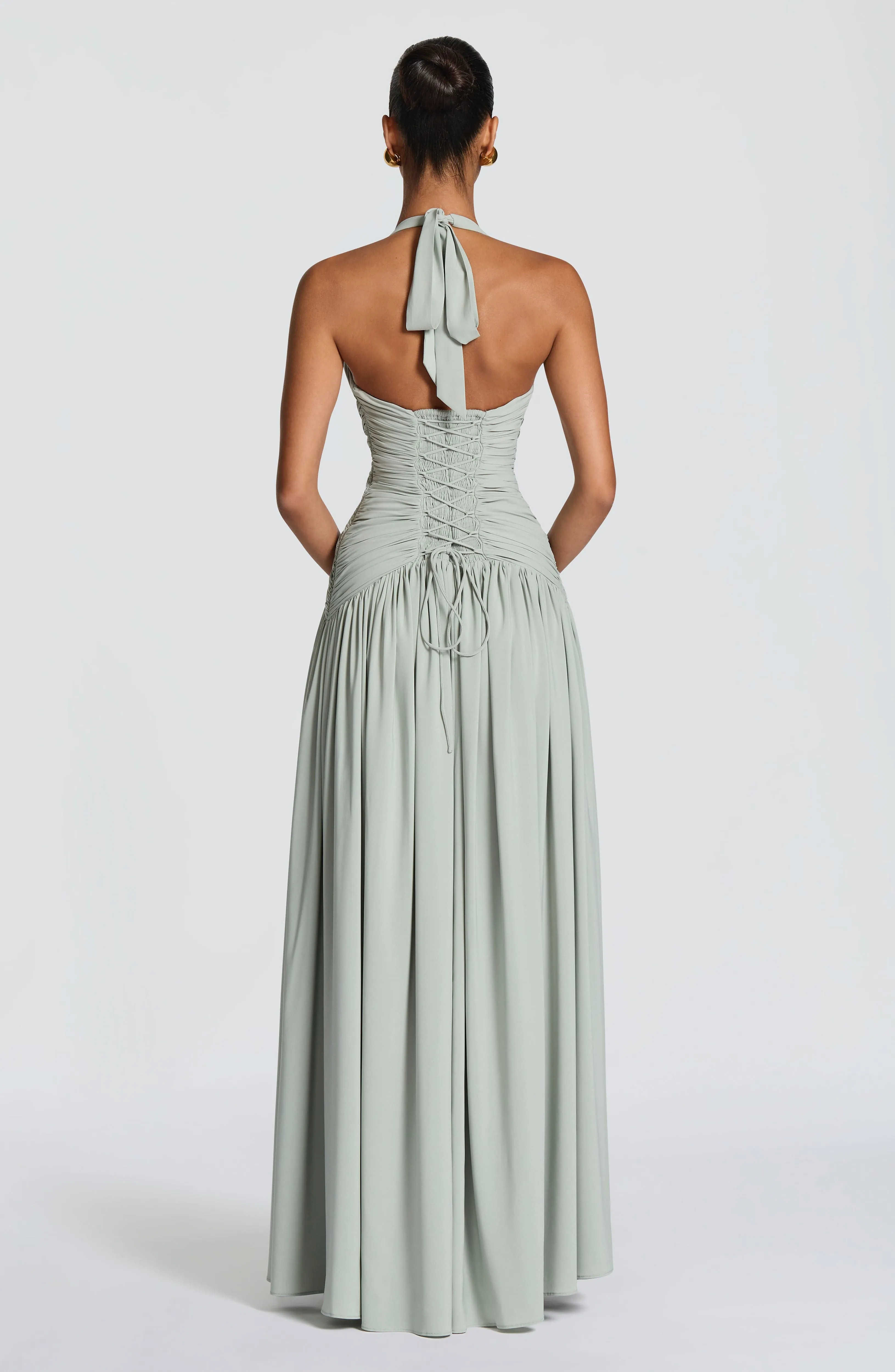 Amaris Maxi Dress - Sage sold by Babyboo Fashion product image thumbnail 3