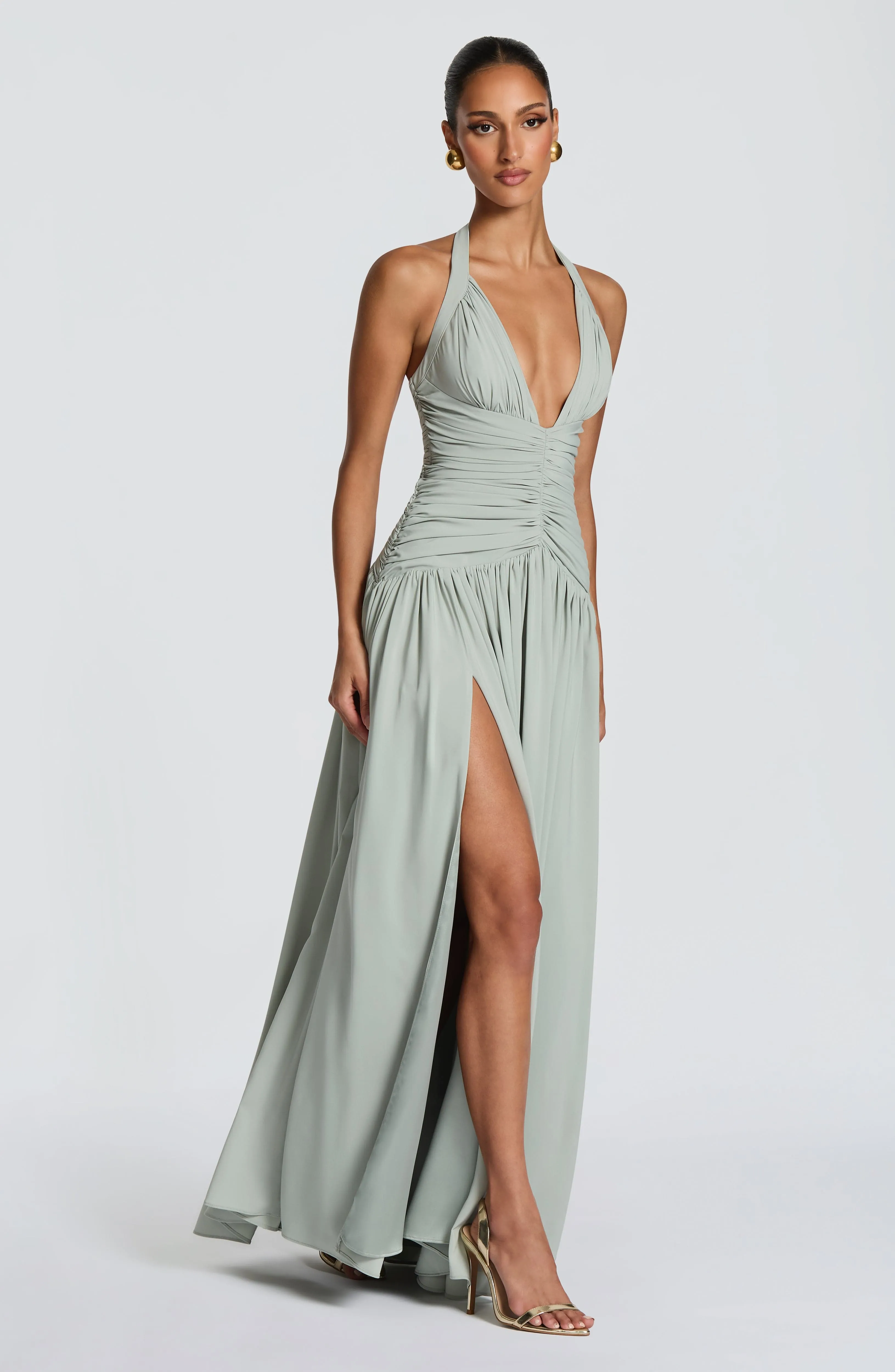Amaris Maxi Dress - Sage sold by Babyboo Fashion product image thumbnail 2