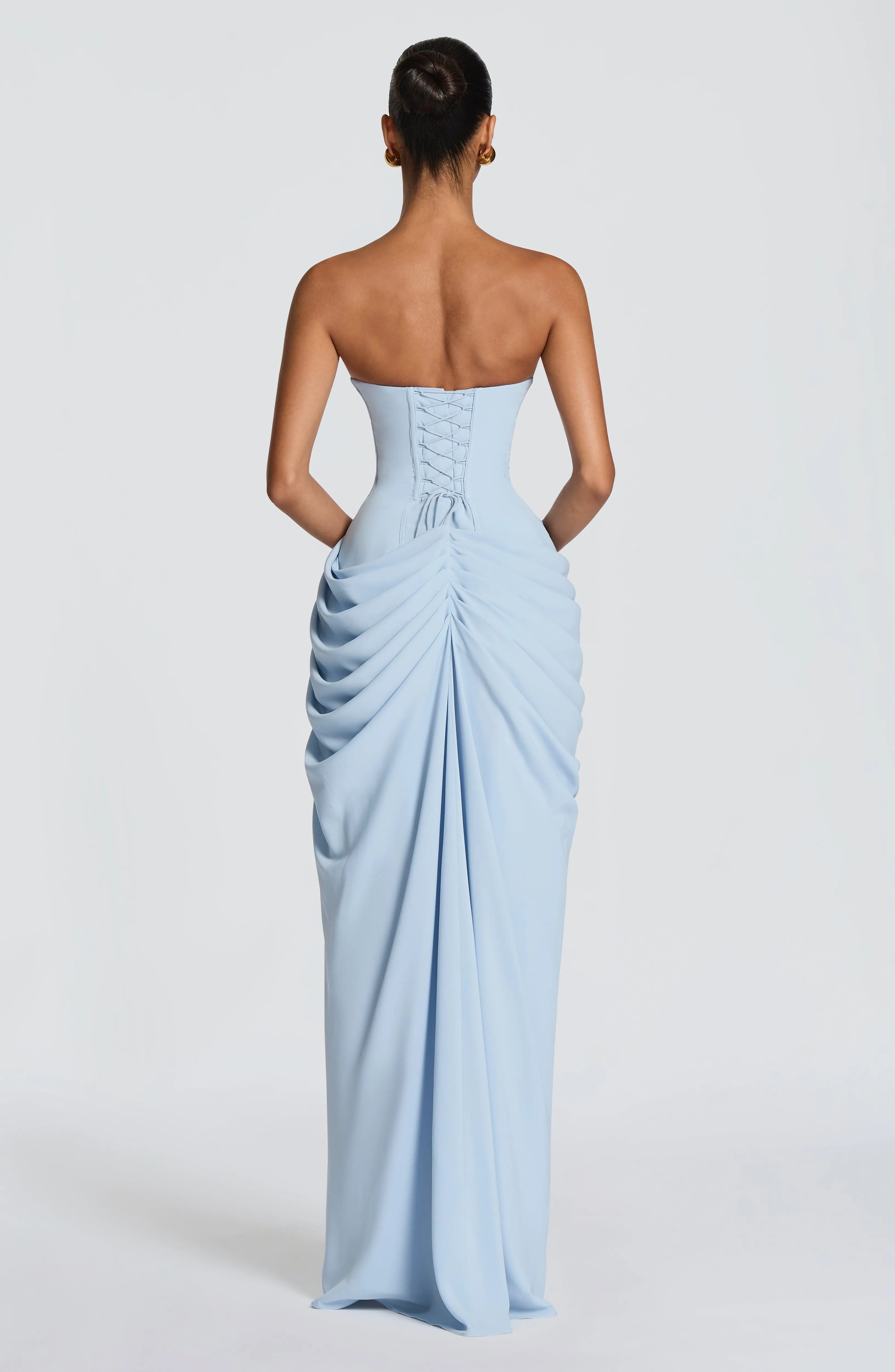 Cyra Maxi Dress - Glacier Blue sold by Babyboo Fashion product image thumbnail 3