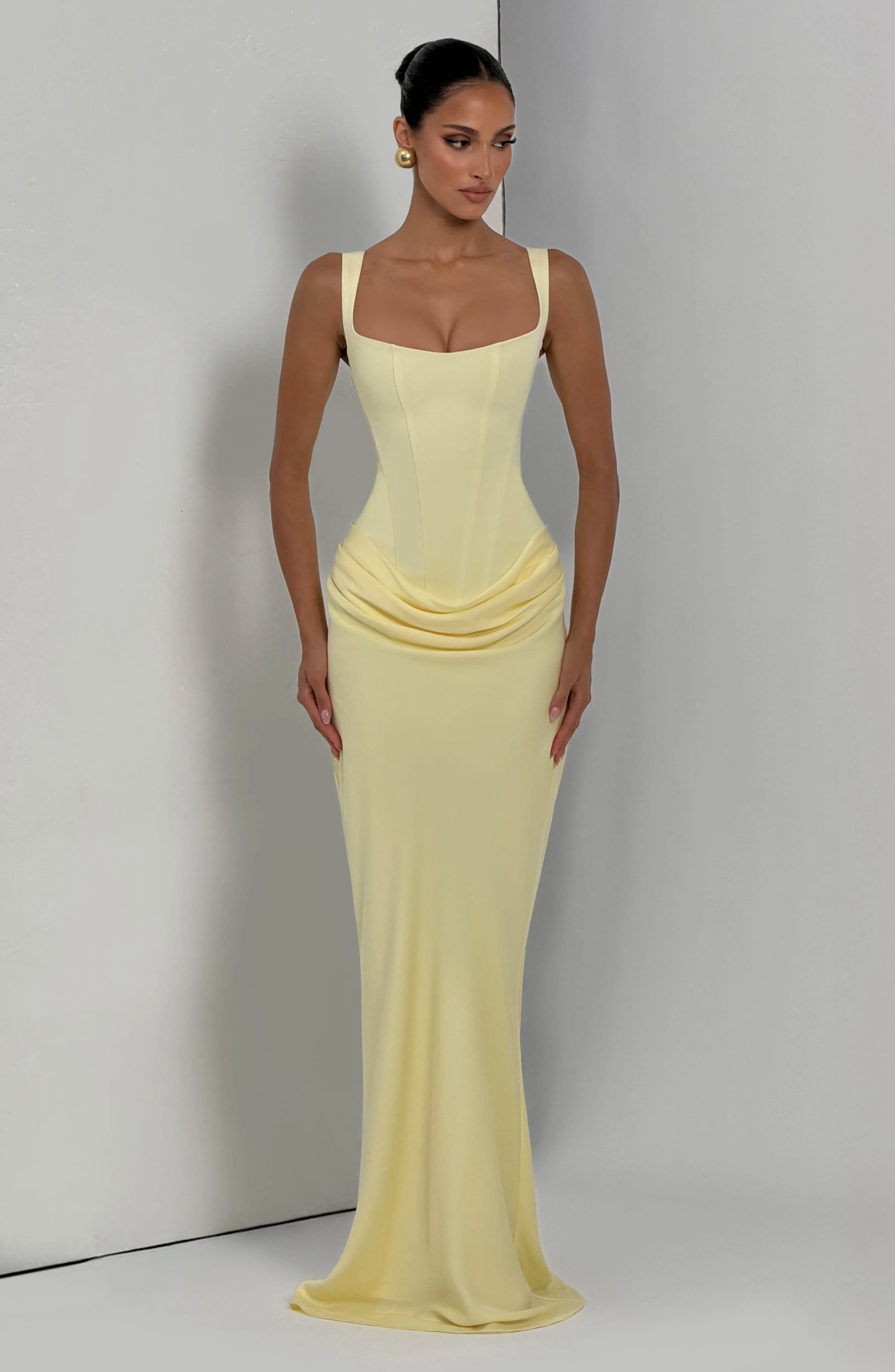 Cornelia Maxi Dress - Lemon sold by Babyboo Fashion product image thumbnail 5
