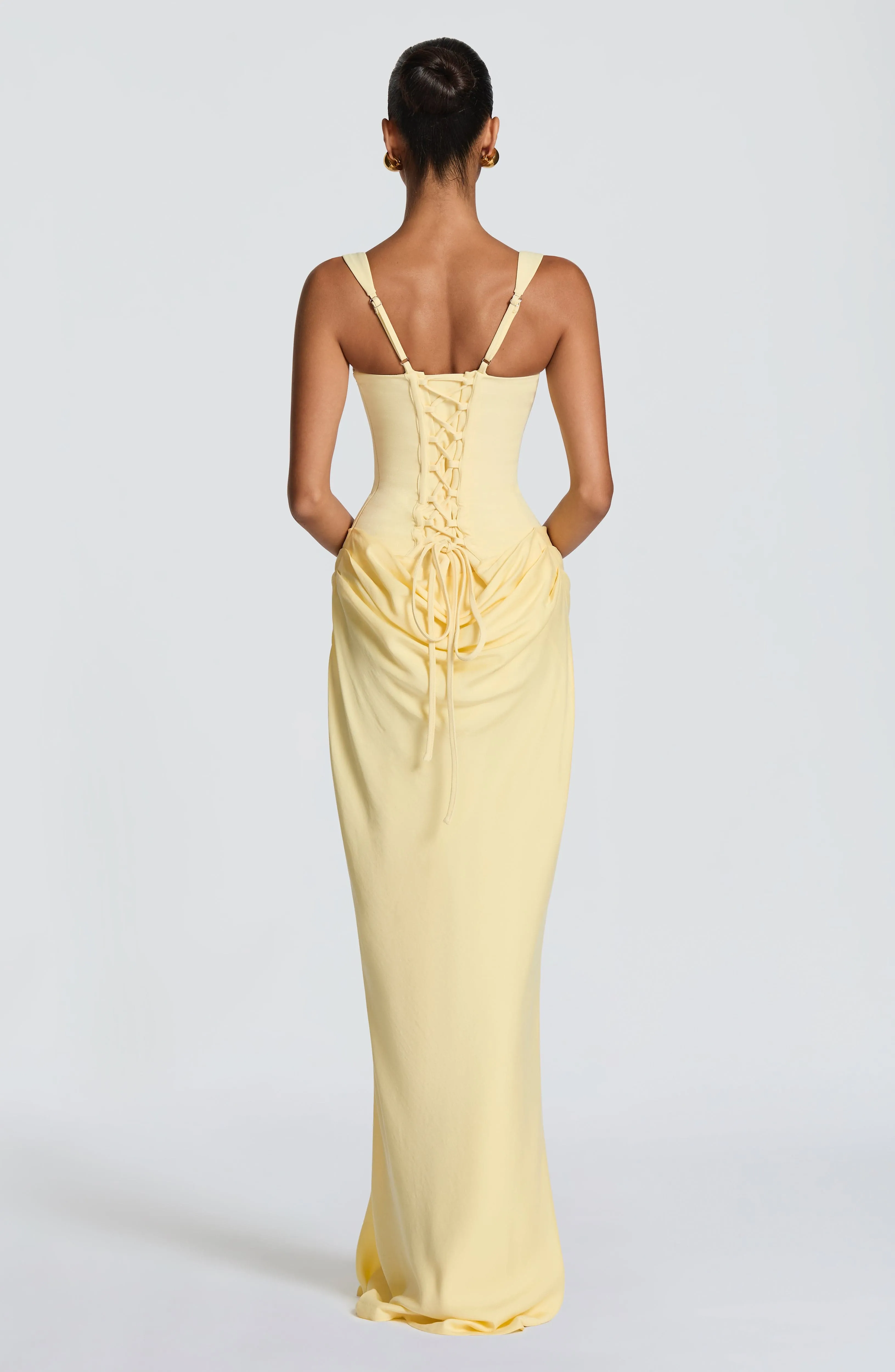 Cornelia Maxi Dress - Lemon sold by Babyboo Fashion product image thumbnail 2