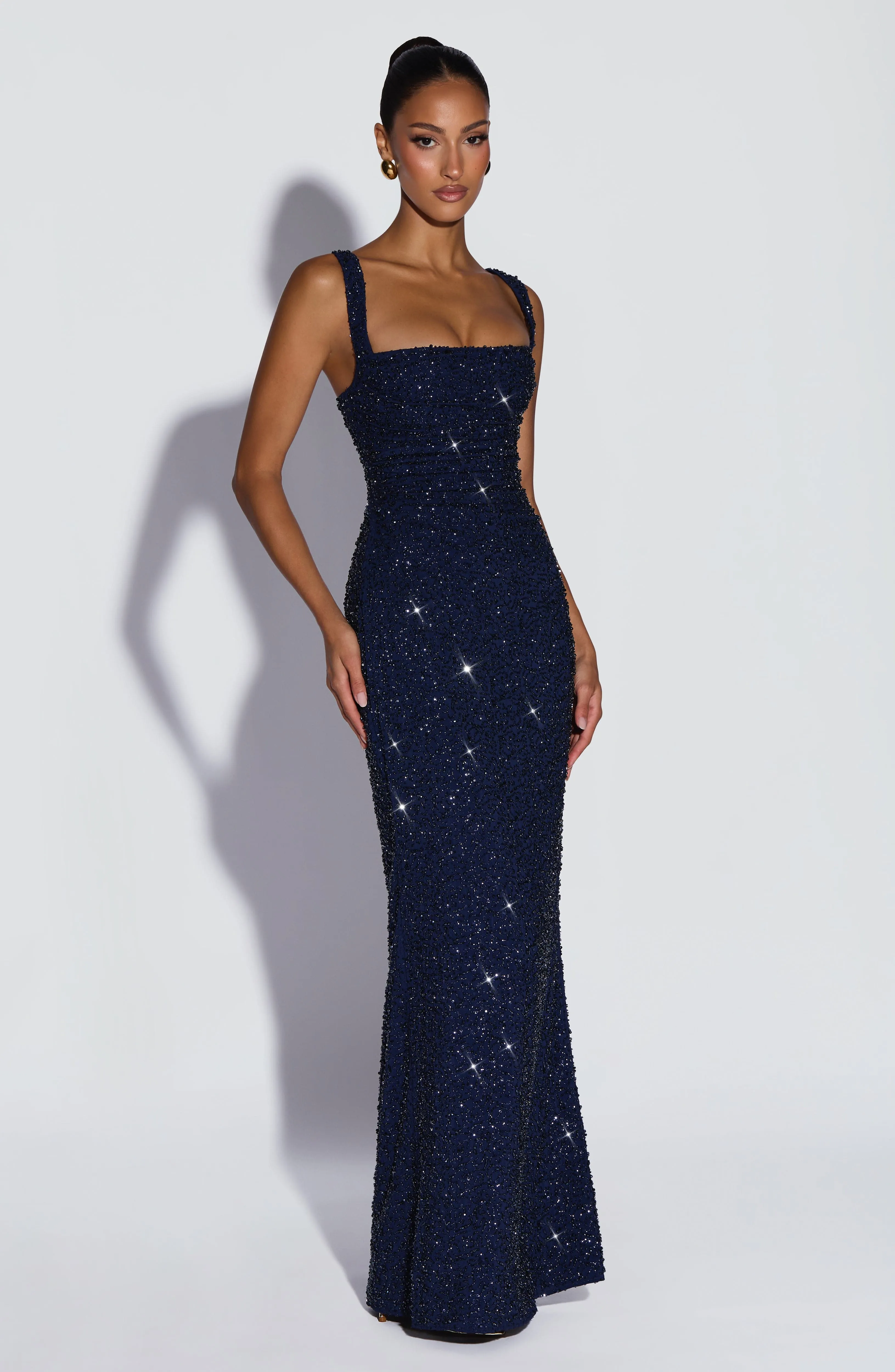 Calanthe Maxi Dress - Navy Sparkle sold by Babyboo Fashion product image thumbnail 3
