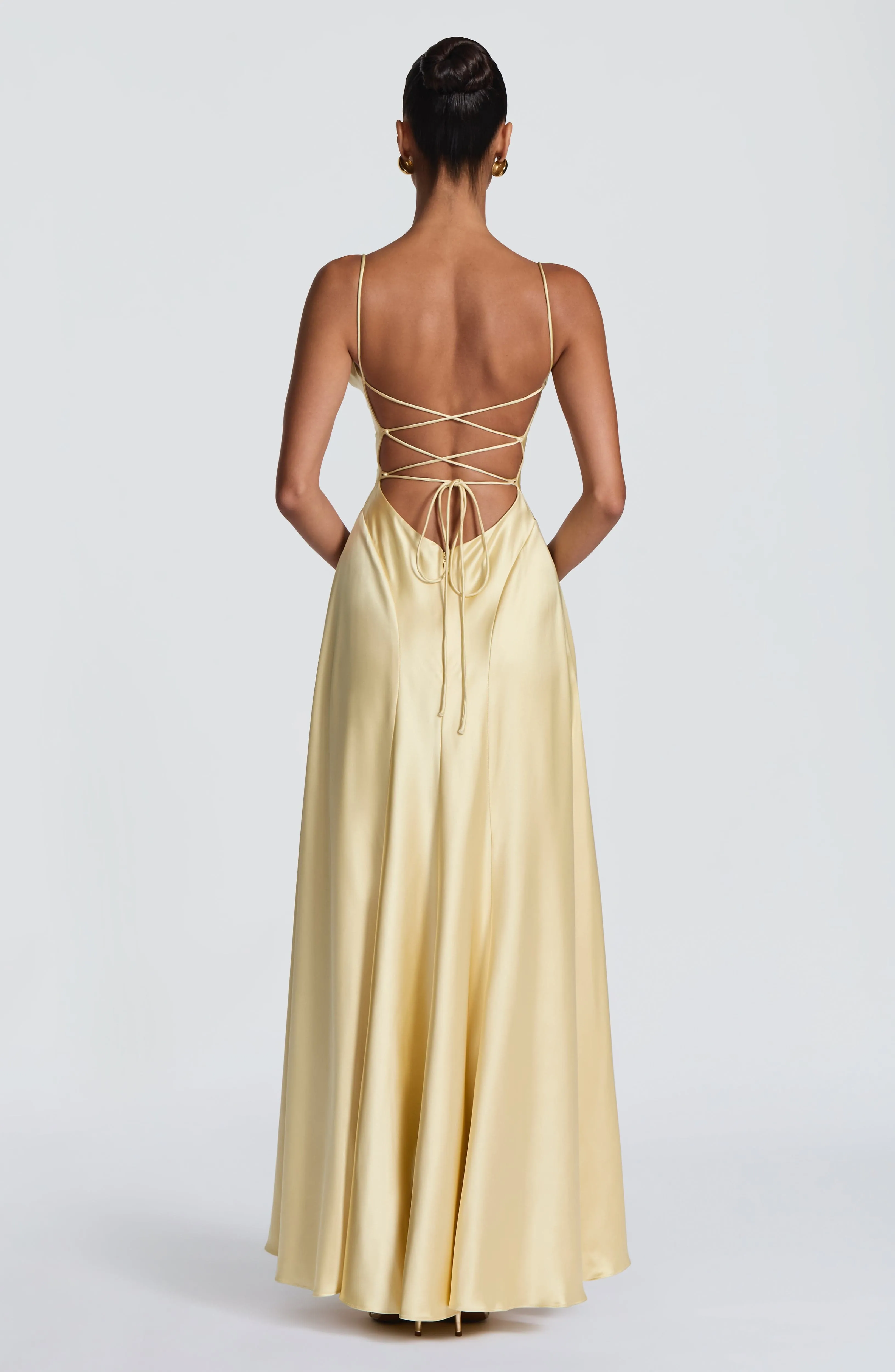 Adelina Maxi Dress - Lemon sold by Babyboo Fashion product image thumbnail 2