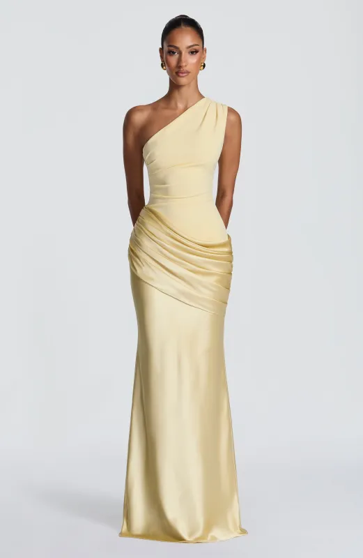 Sadona Maxi Dress - Lemon made by Babyboo Fashion