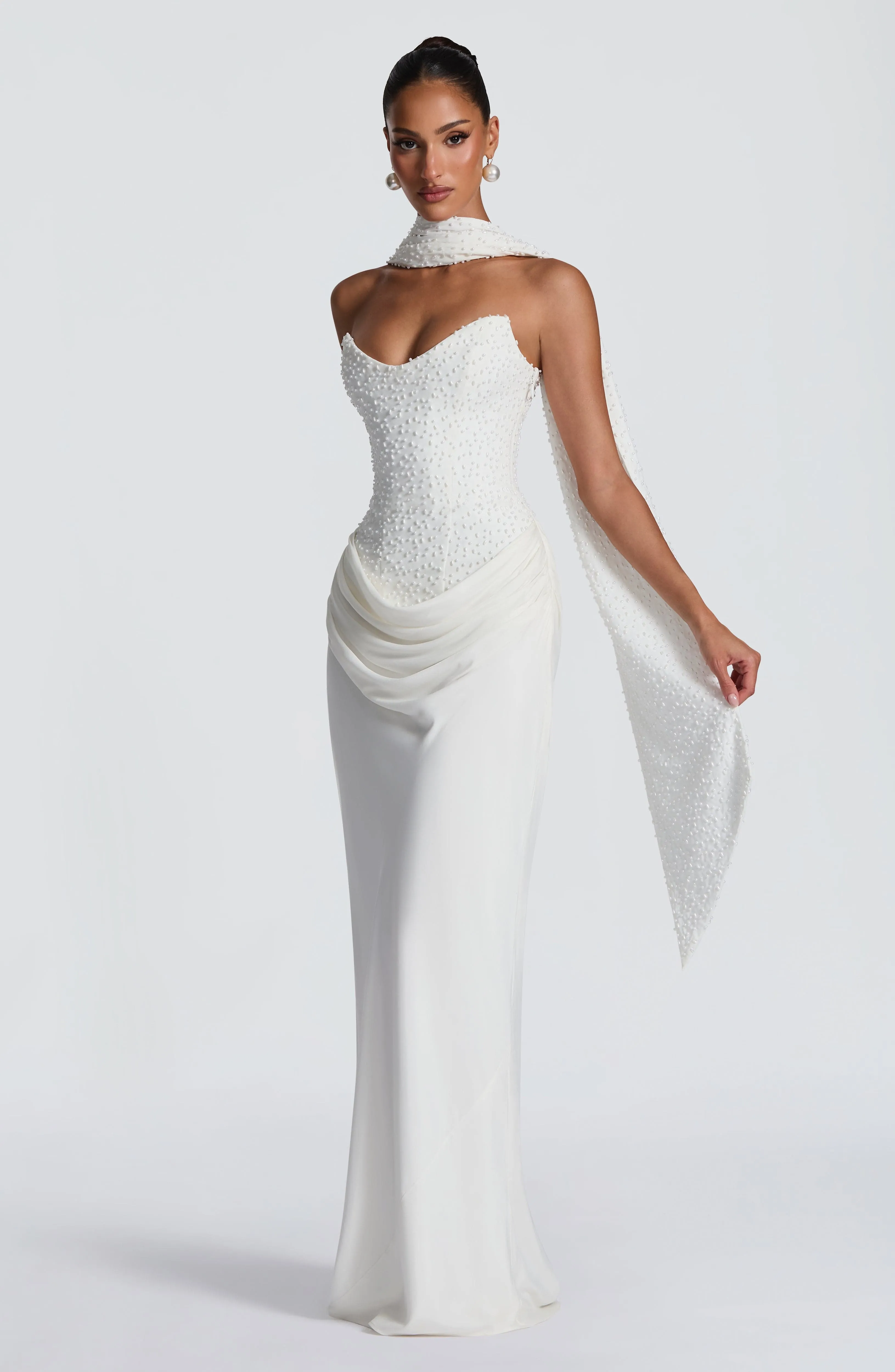 Tindra Maxi Dress - Ivory sold by Babyboo Fashion product image thumbnail 5