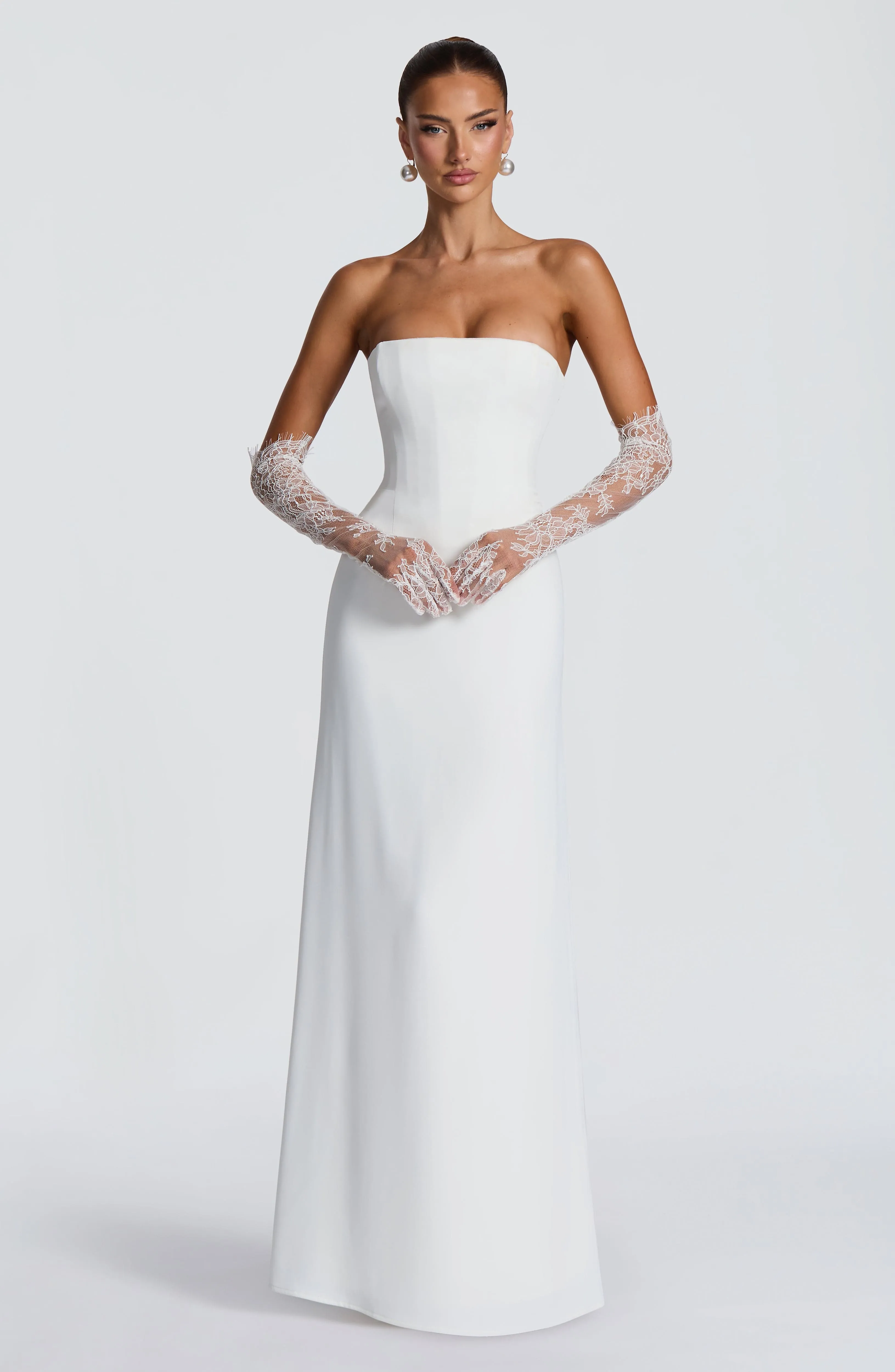 Nia Gloves - Ivory sold by Babyboo Fashion product image thumbnail 5