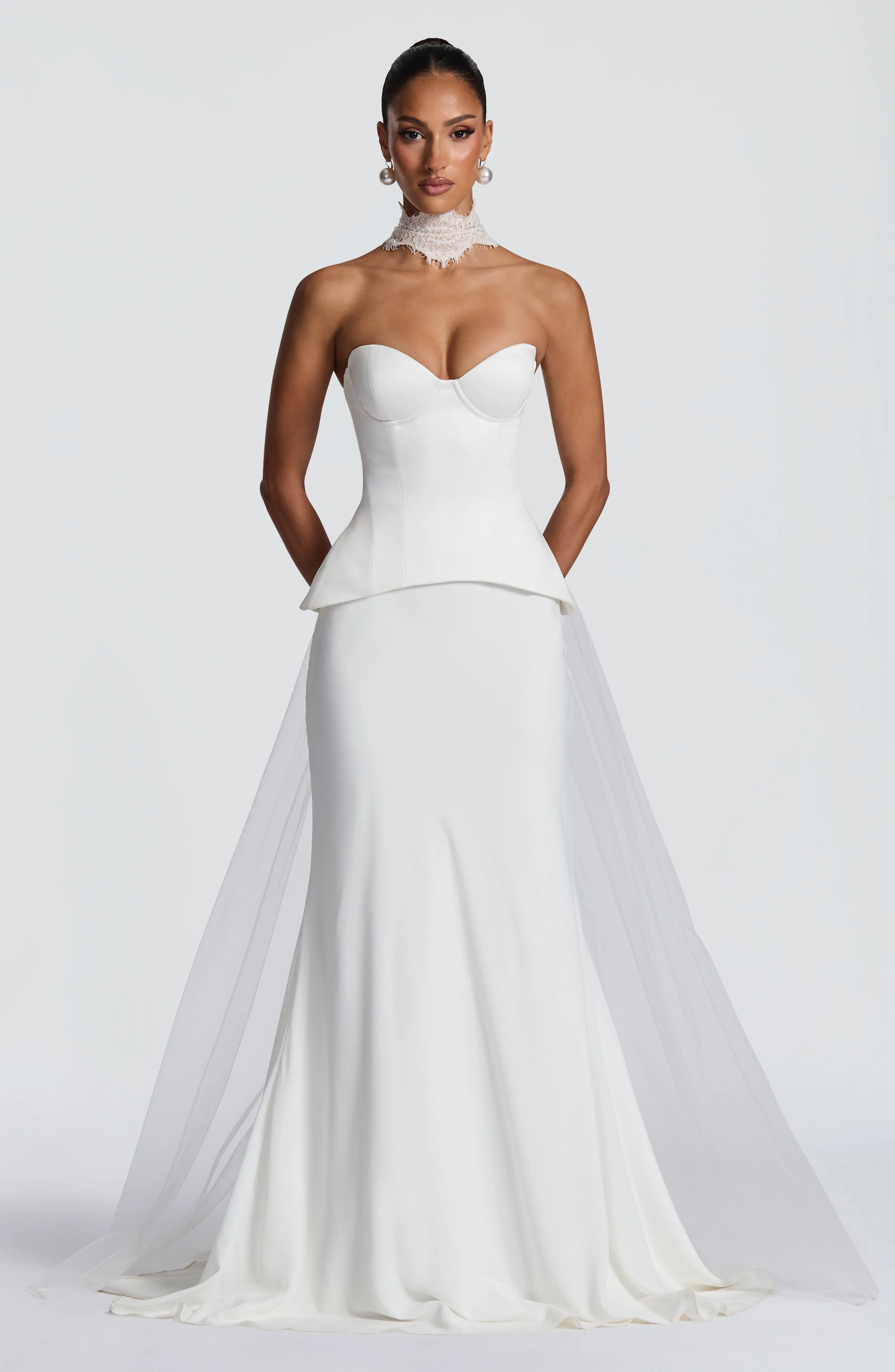 Kaia Maxi Skirt - Ivory sold by Babyboo Fashion product image thumbnail 4