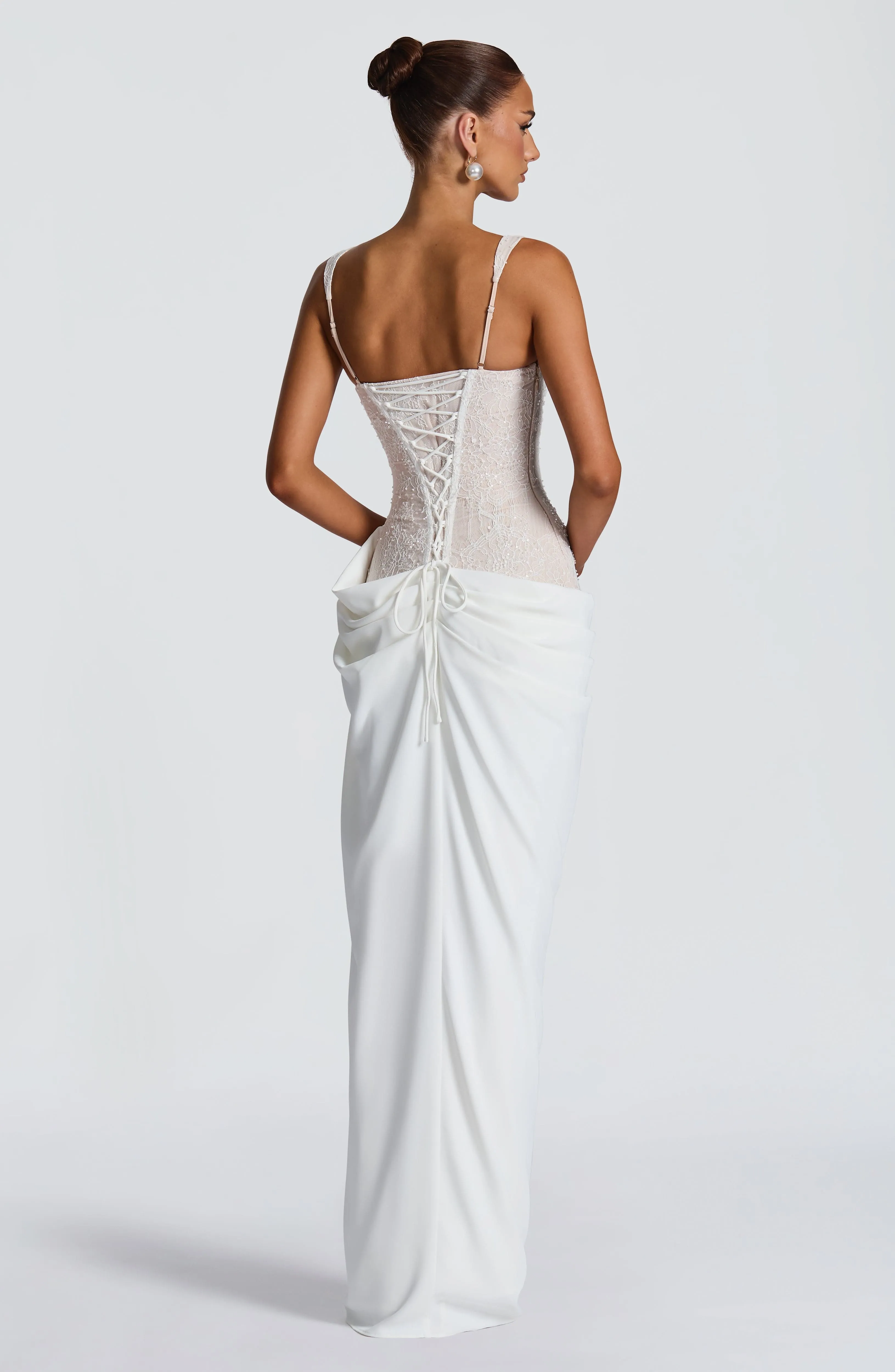 Seren Maxi Dress - Ivory sold by Babyboo Fashion product image thumbnail 4