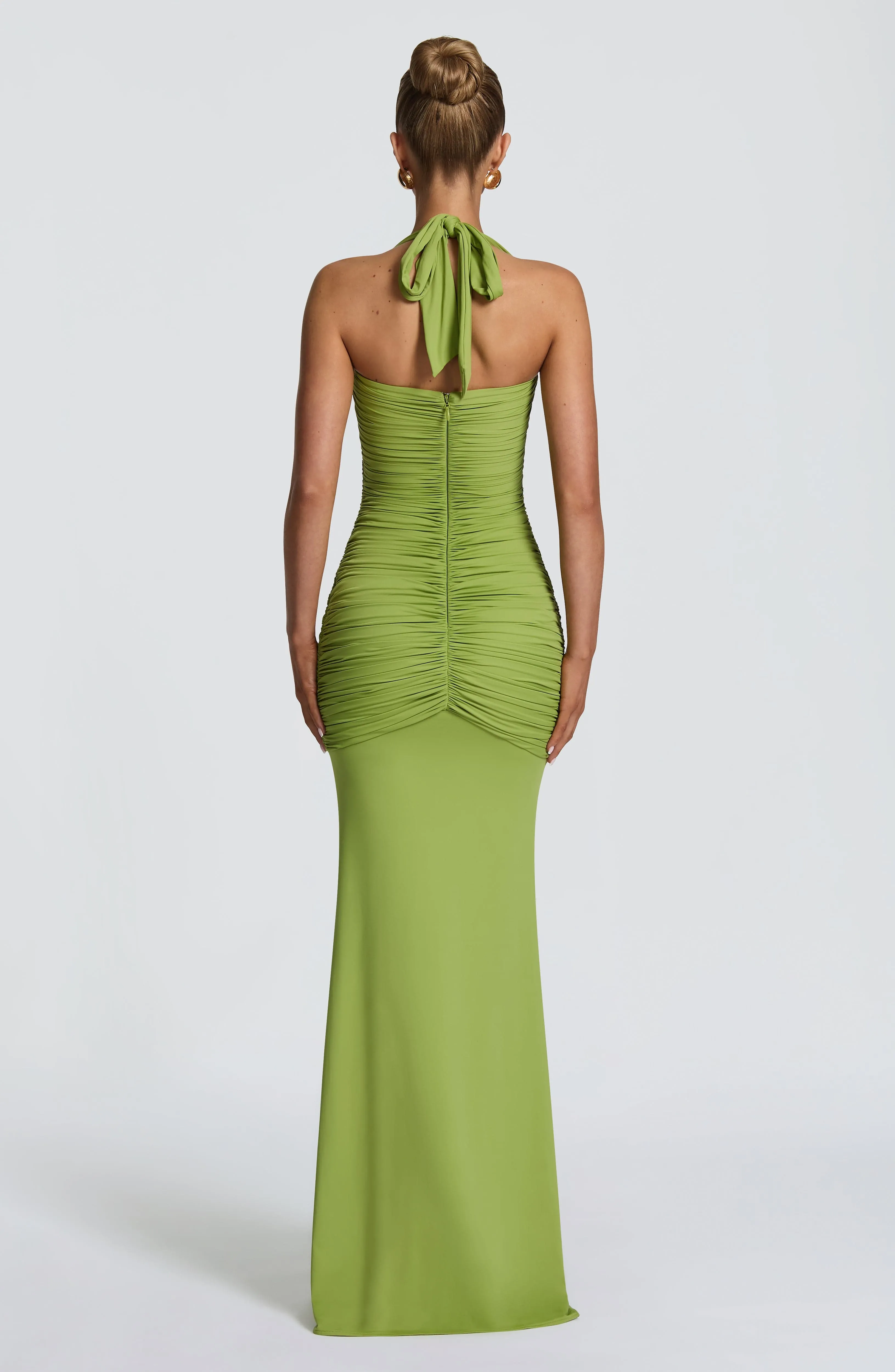 Morrigan Maxi Dress - Olive sold by Babyboo Fashion product image thumbnail 2