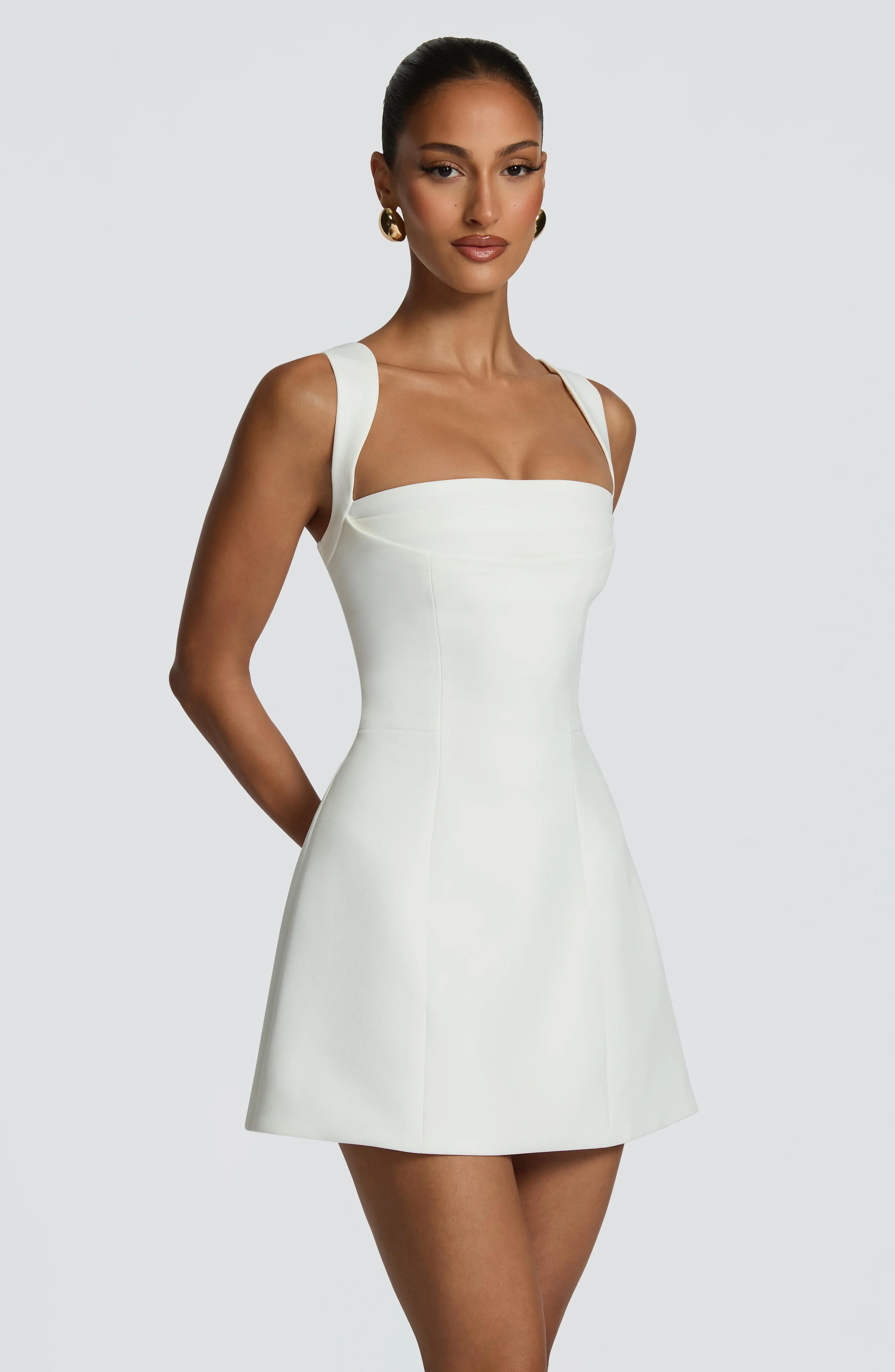 Iona Mini Dress - Ivory sold by Babyboo Fashion product image thumbnail 3