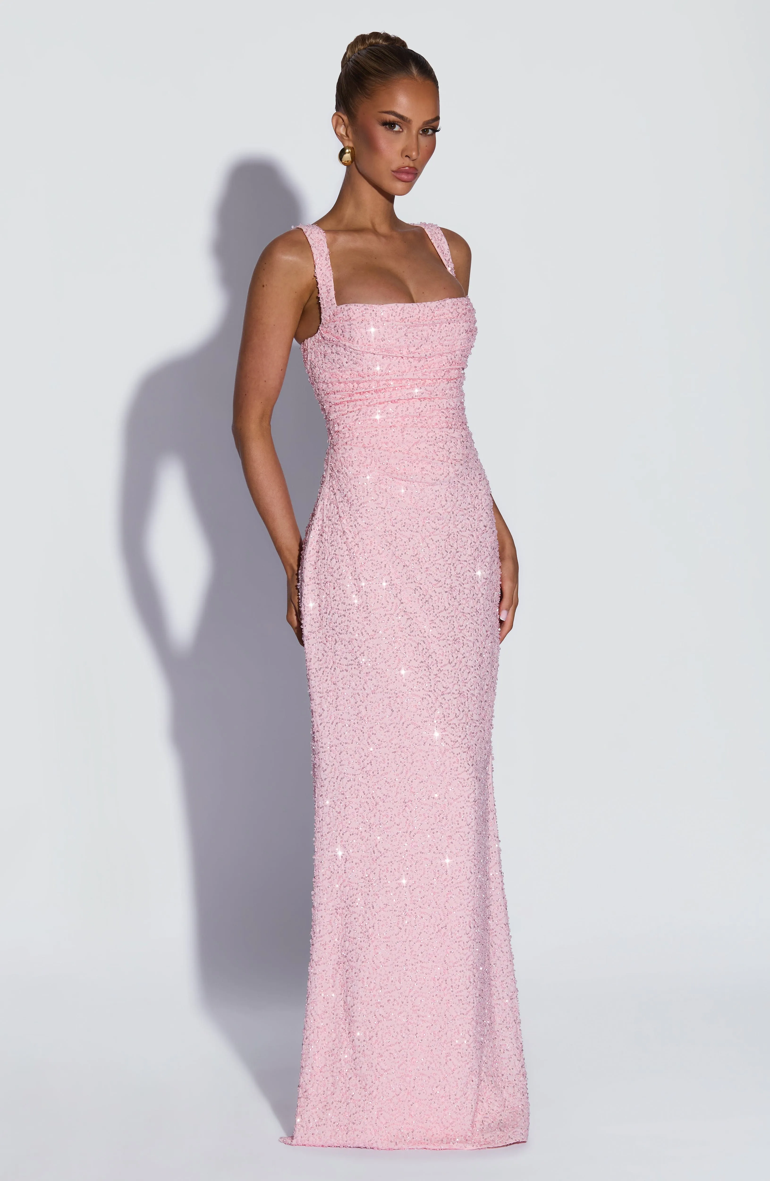 Calanthe Maxi Dress - Blush Sparkle sold by Babyboo Fashion product image thumbnail 4