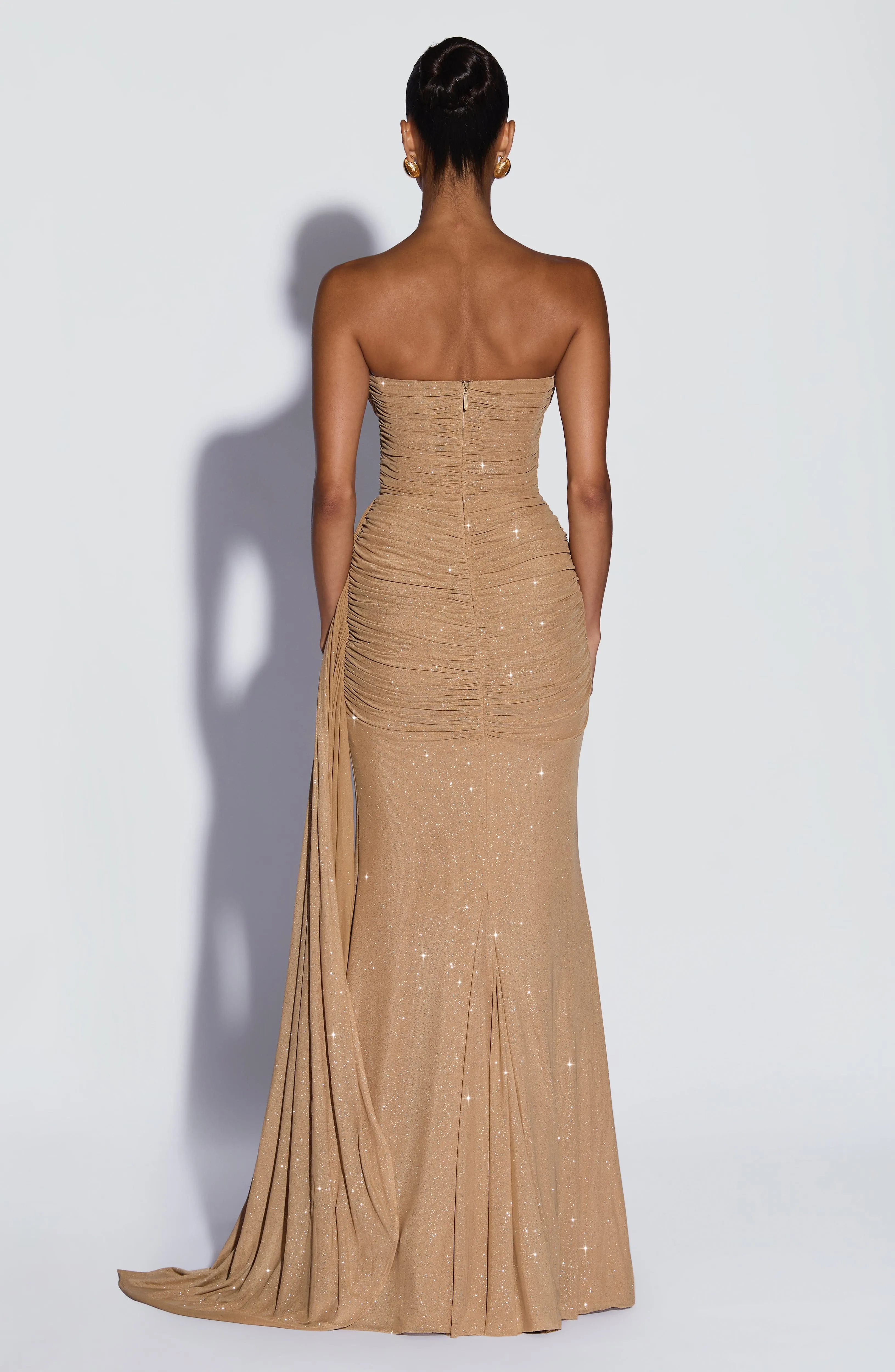 Ashika Maxi Dress - Gold Sparkle sold by Babyboo Fashion product image thumbnail 2