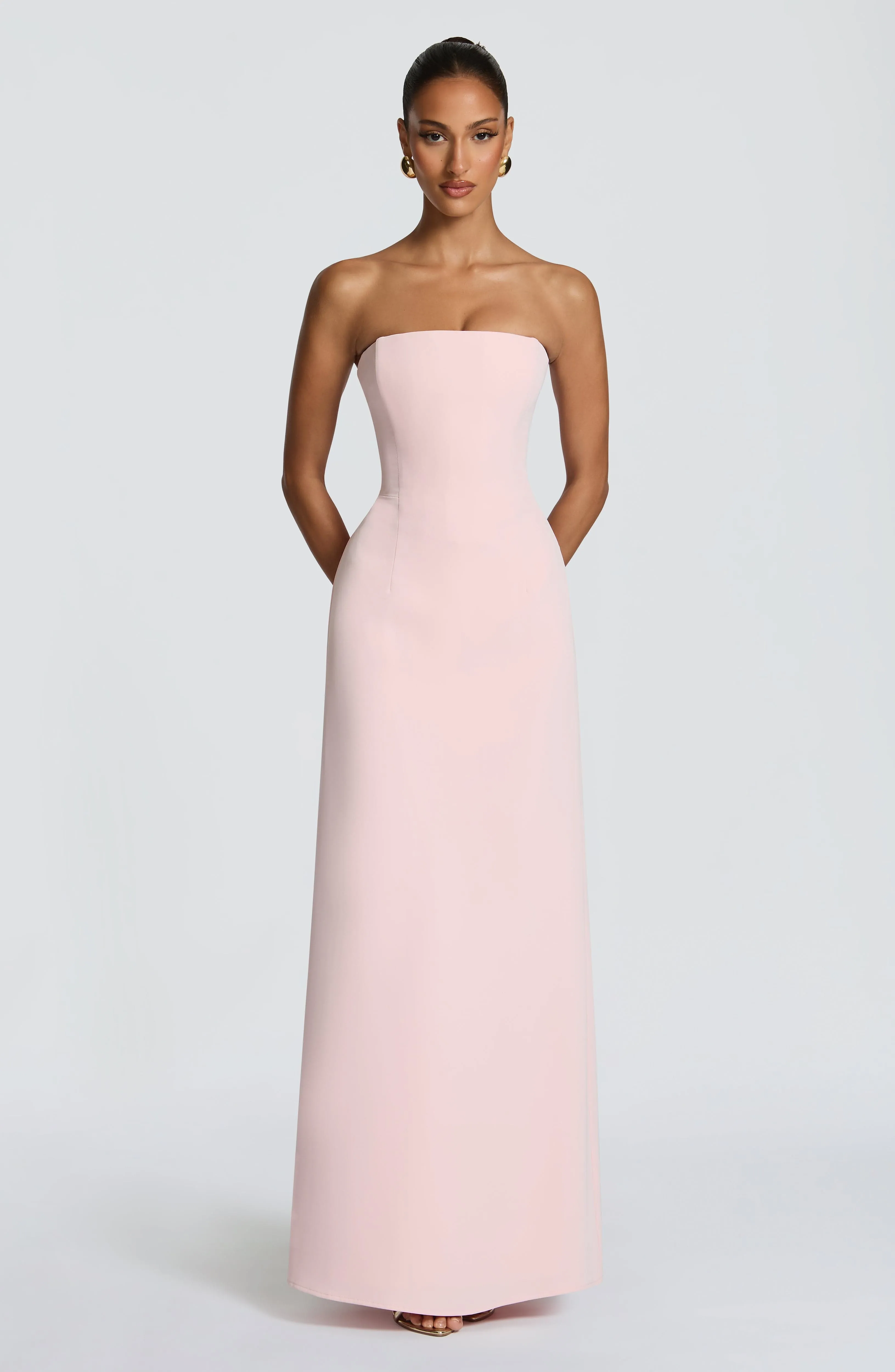 Irmina Maxi Dress - Blush sold by Babyboo Fashion
