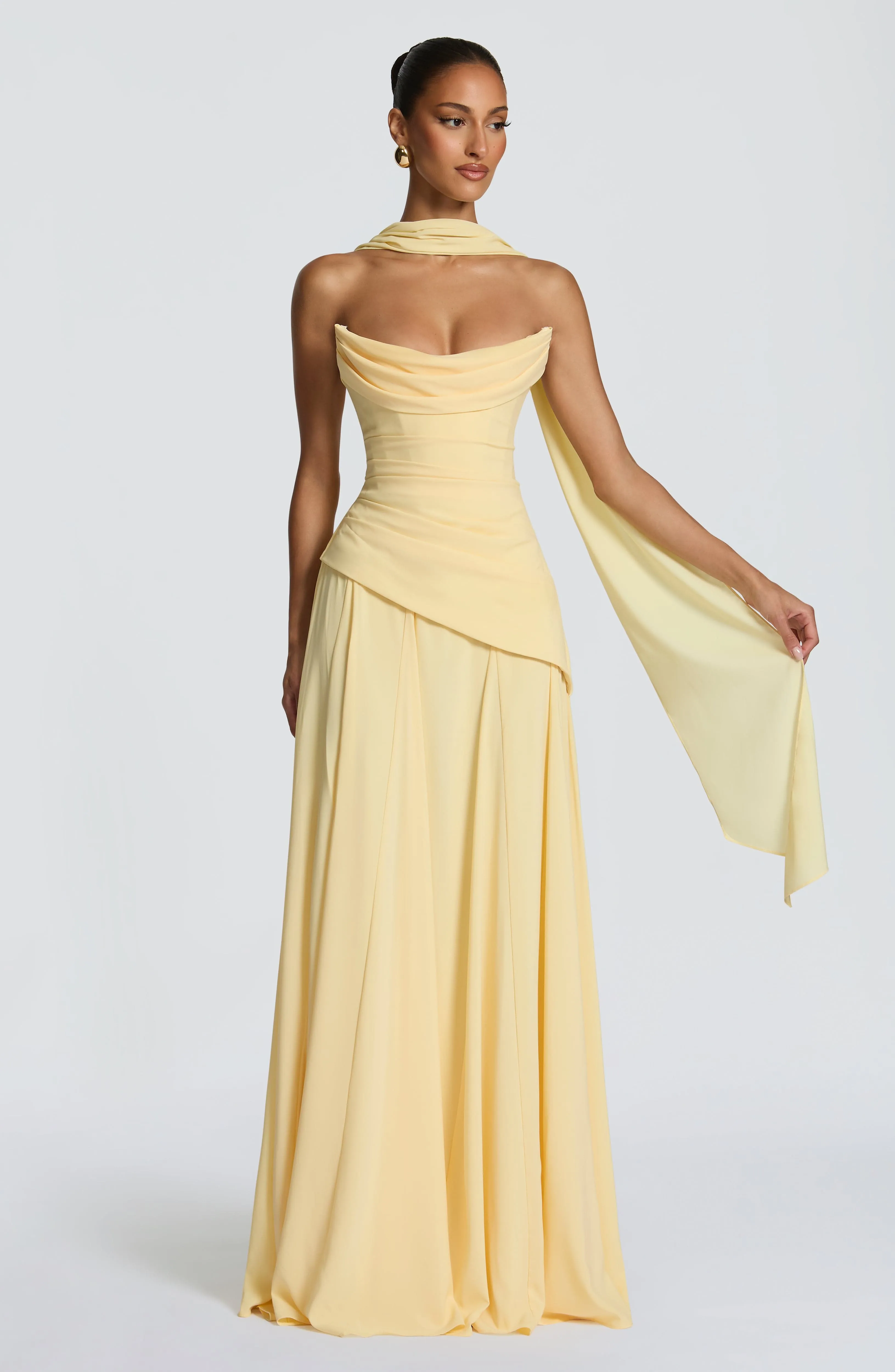 Patricia Maxi Dress - Lemon sold by Babyboo Fashion product image thumbnail 5