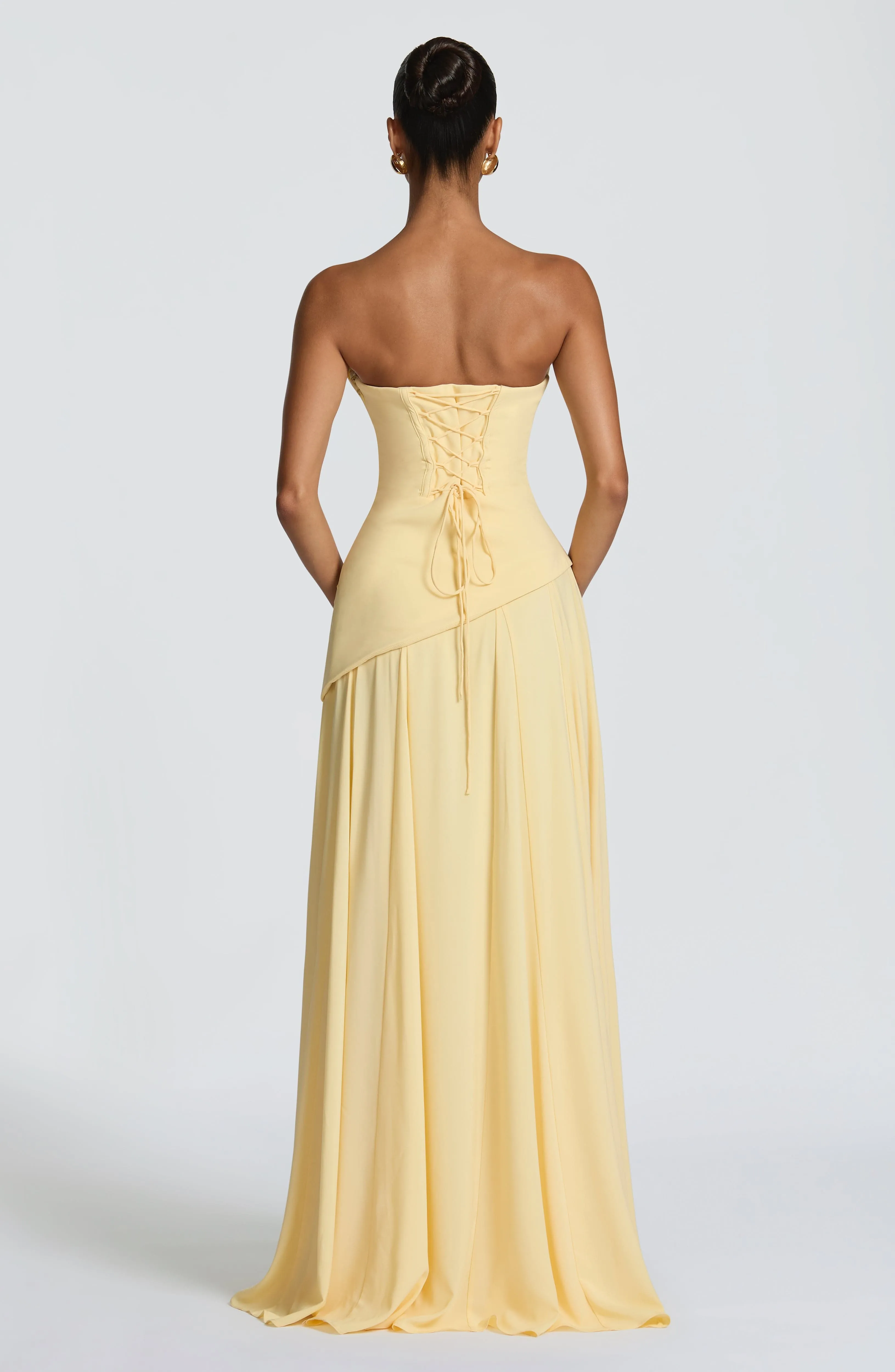 Patricia Maxi Dress - Lemon sold by Babyboo Fashion product image thumbnail 4
