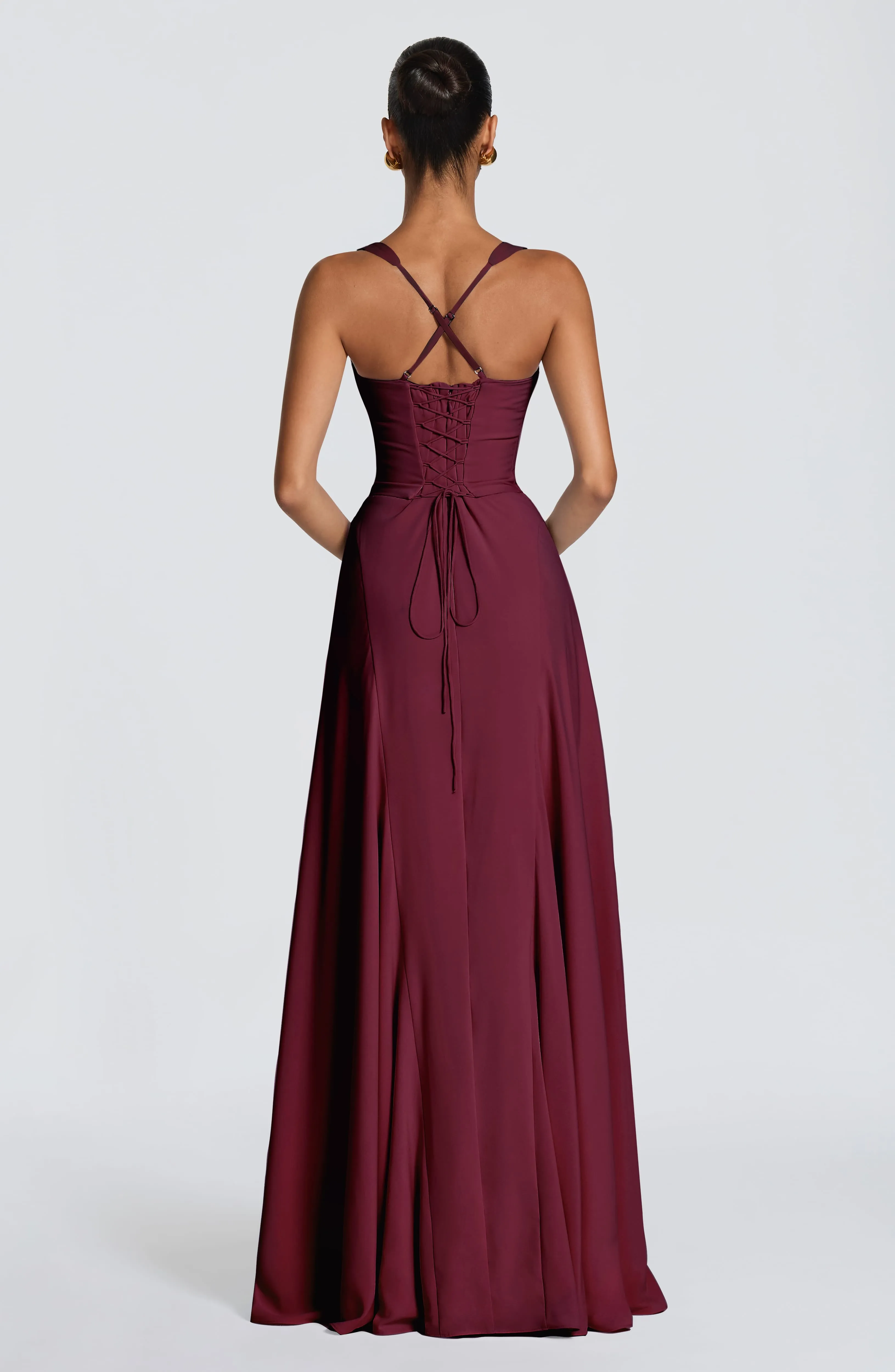 Irie Maxi Dress - Cherry Lacquer sold by Babyboo Fashion product image thumbnail 2