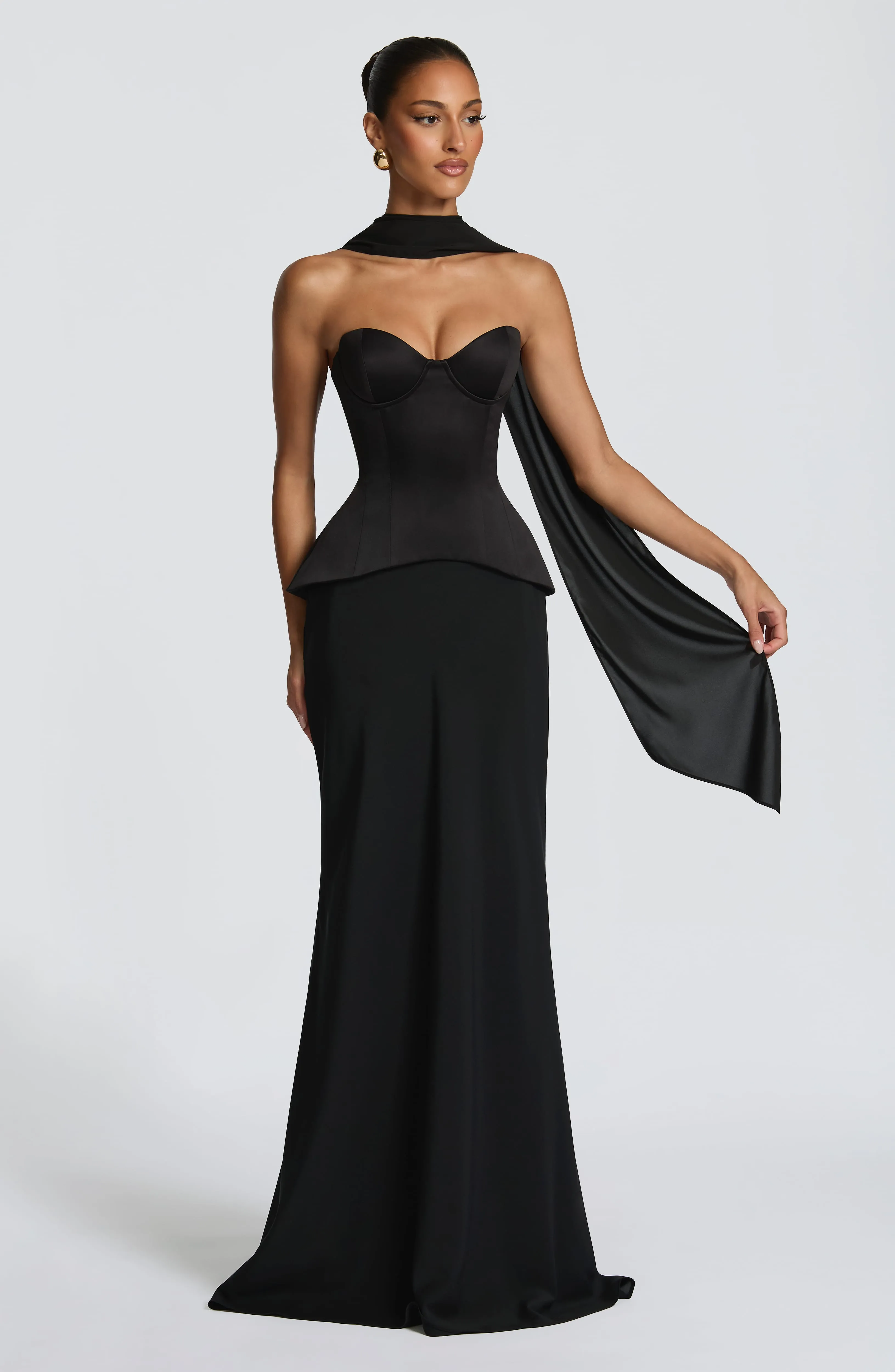 Kaia Maxi Skirt - Black sold by Babyboo Fashion