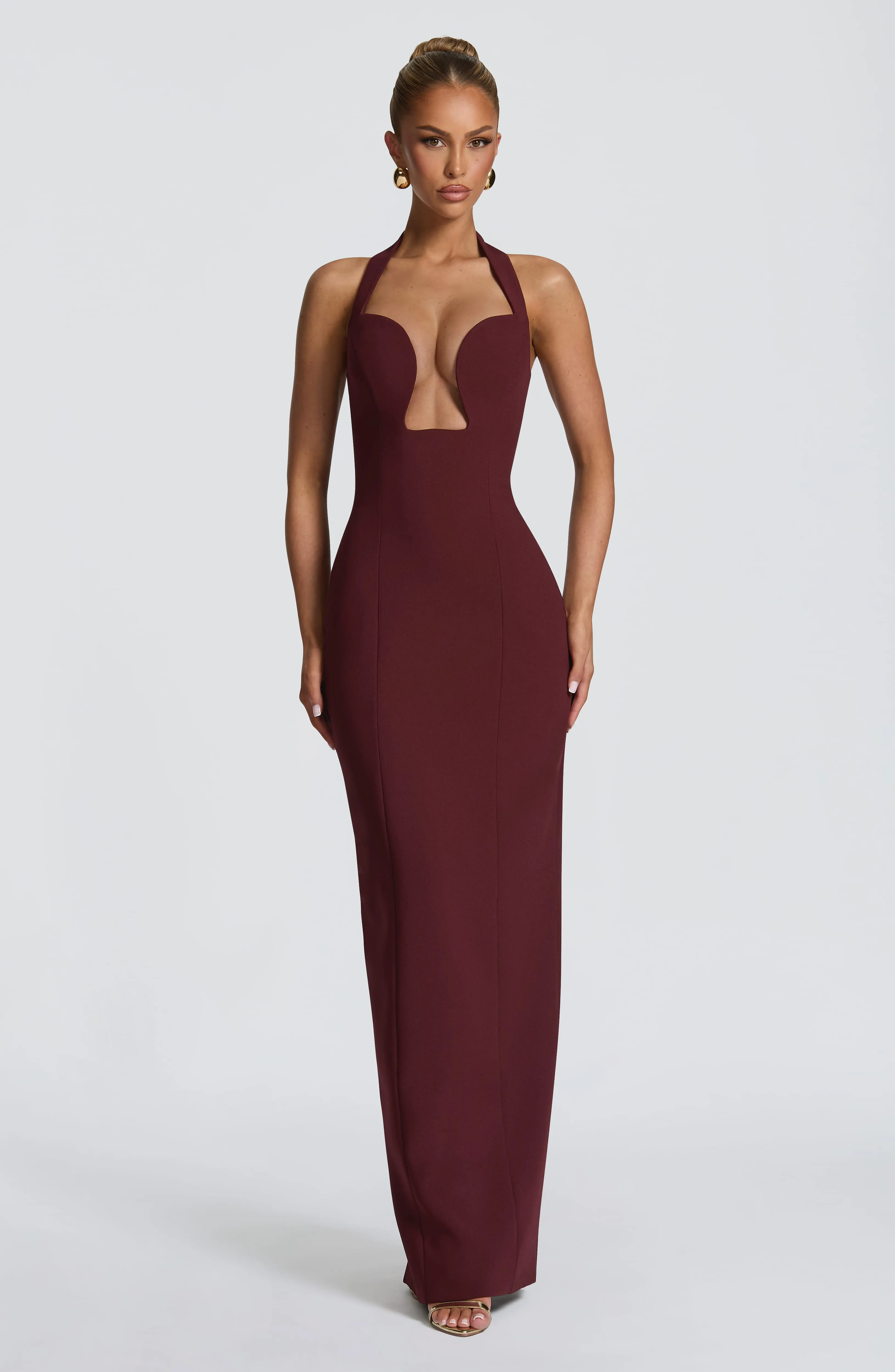 Charlotte Maxi Dress - Cherry Lacquer sold by Babyboo Fashion
