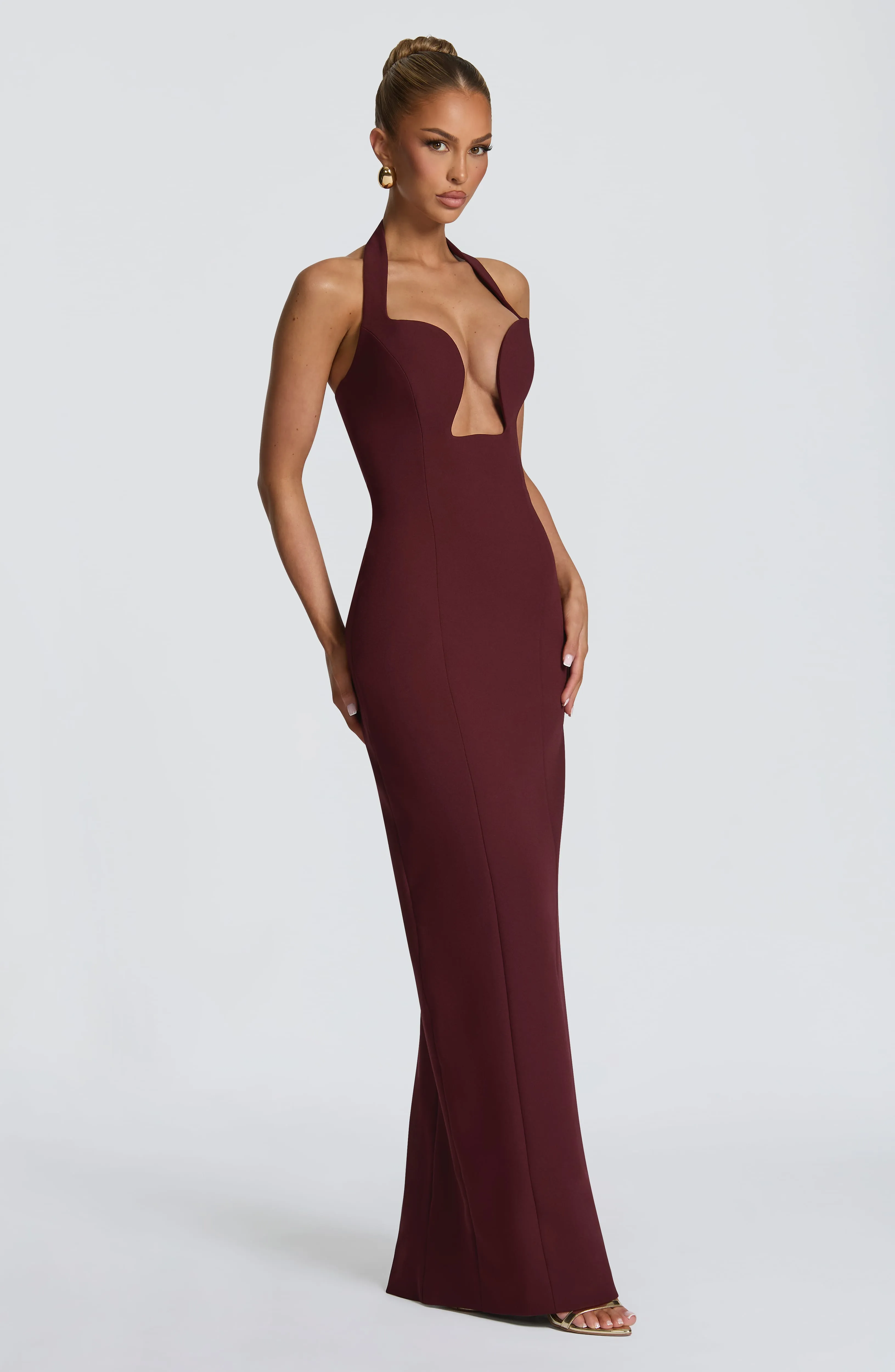 Charlotte Maxi Dress - Cherry Lacquer sold by Babyboo Fashion product image thumbnail 3