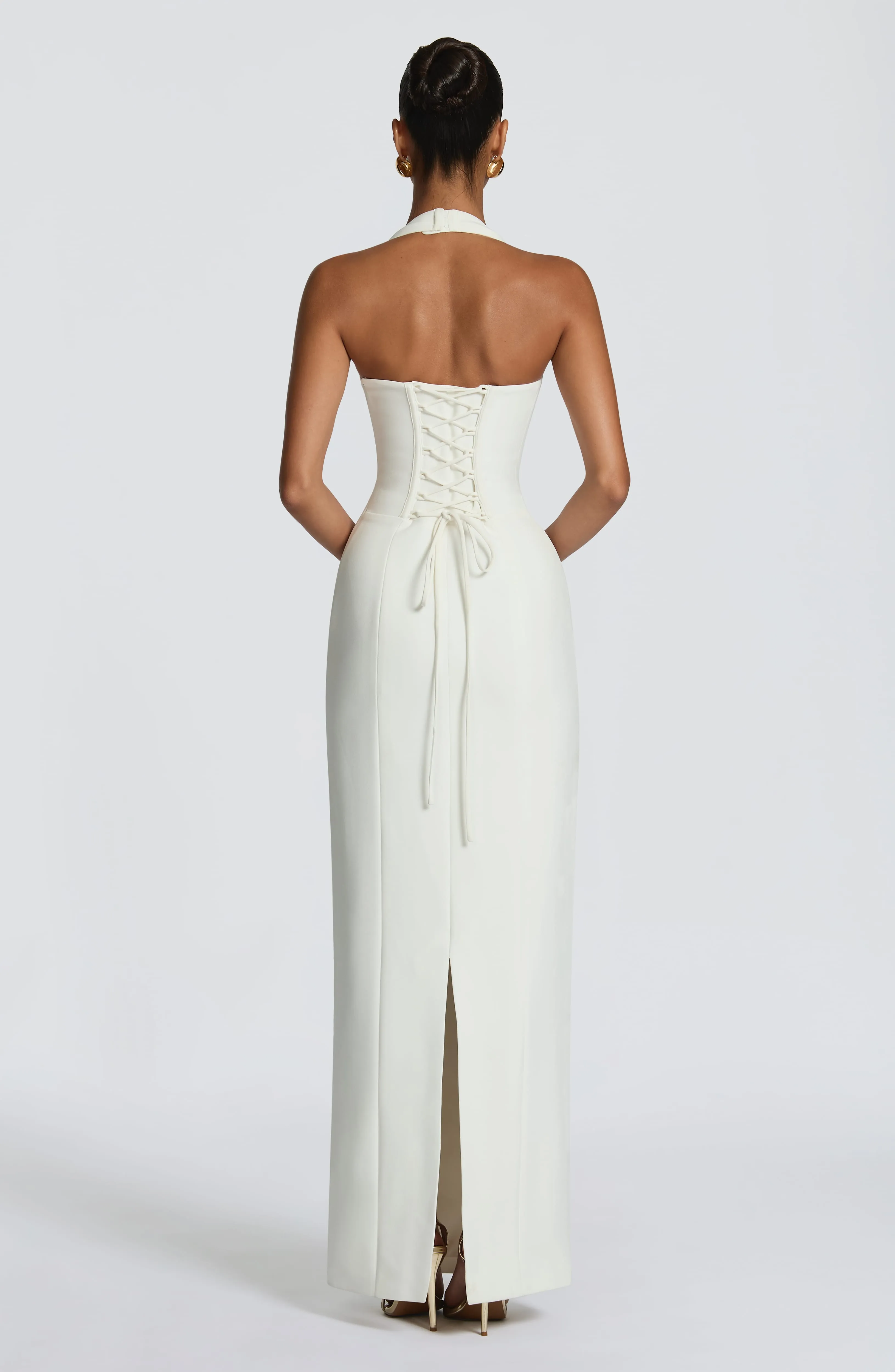 Charlotte Maxi Dress - Ivory sold by Babyboo Fashion product image thumbnail 2