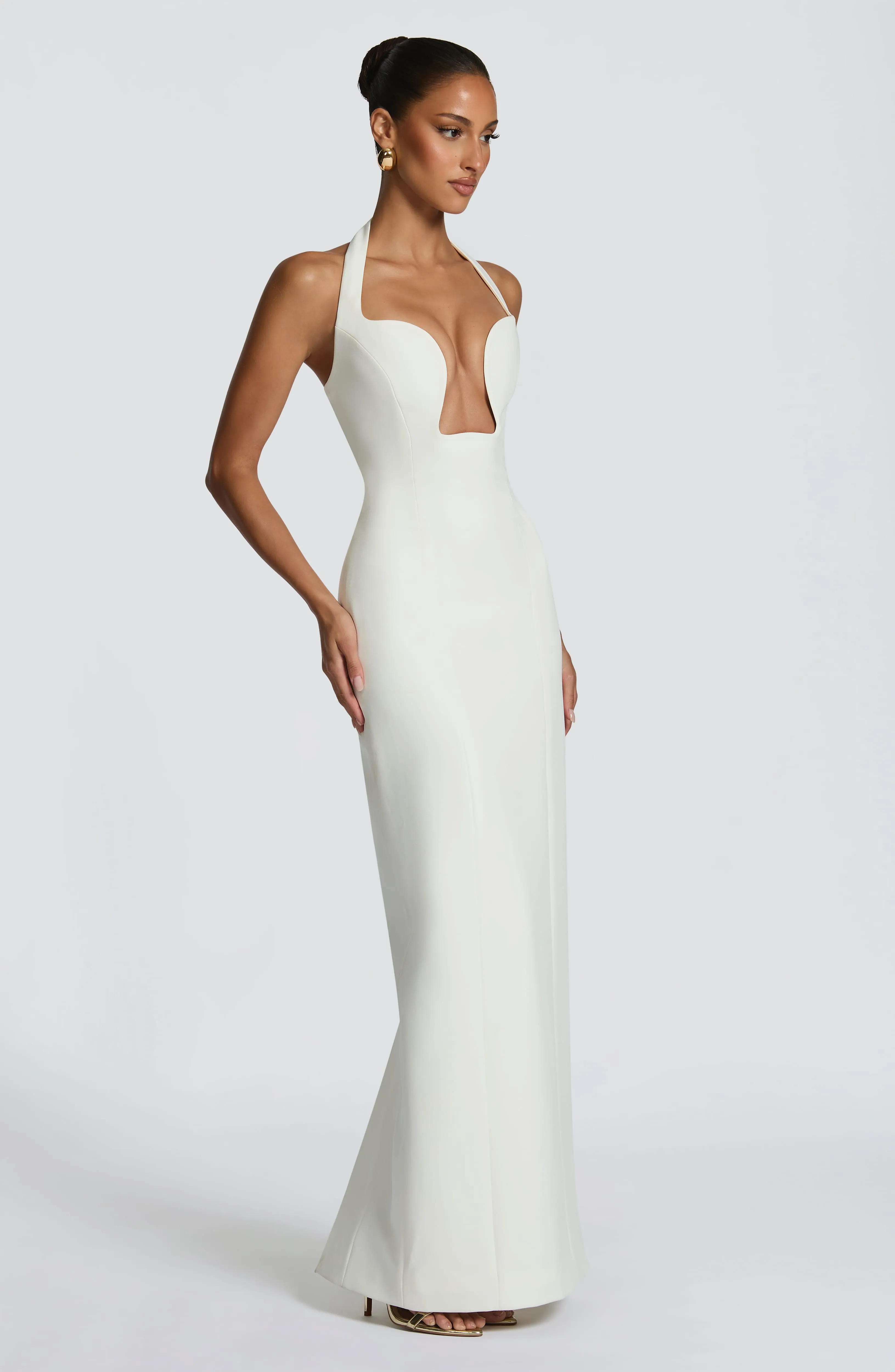 Charlotte Maxi Dress - Ivory sold by Babyboo Fashion product image thumbnail 3