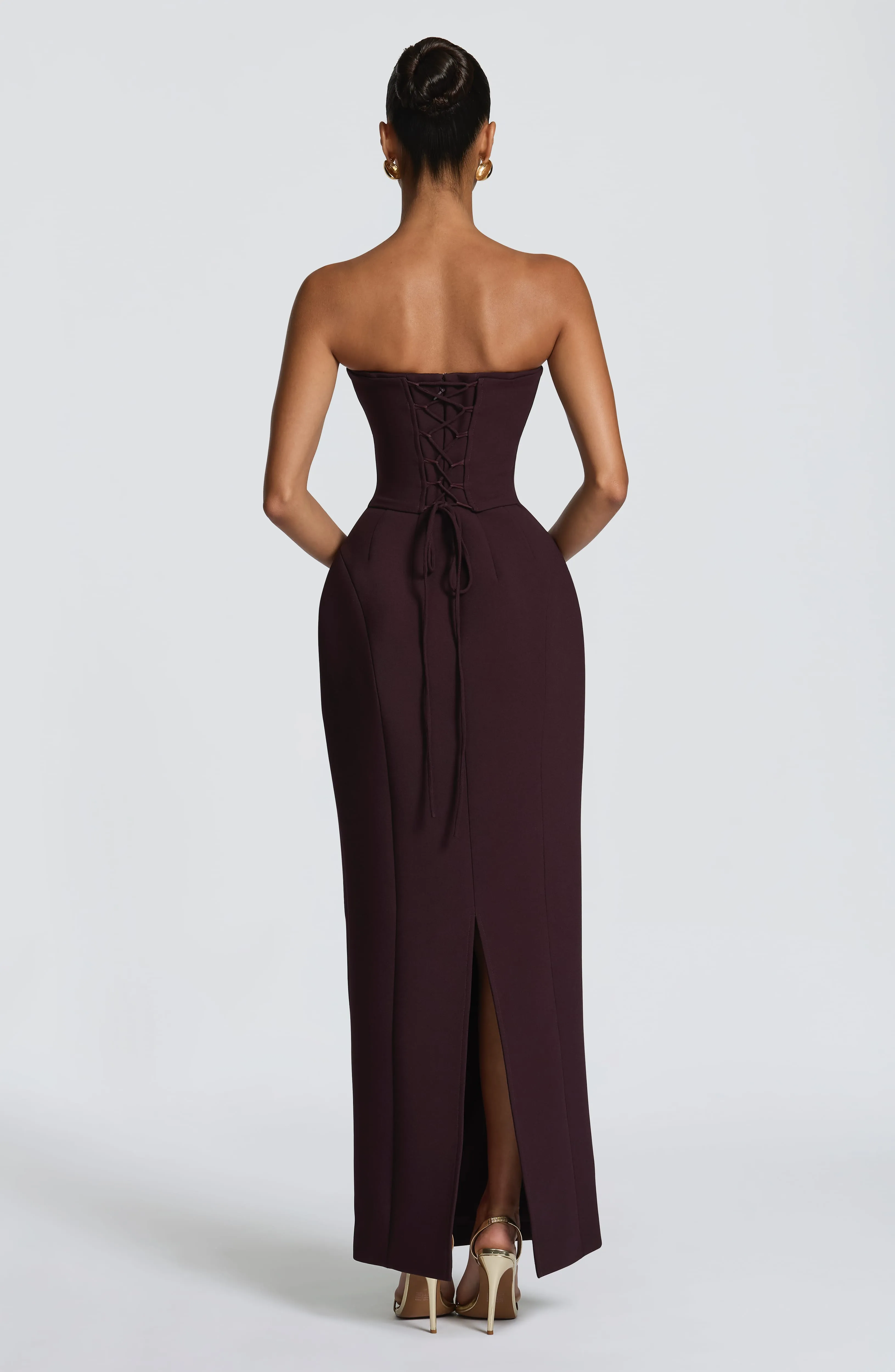 Manon Maxi Dress - Plum sold by Babyboo Fashion product image thumbnail 2