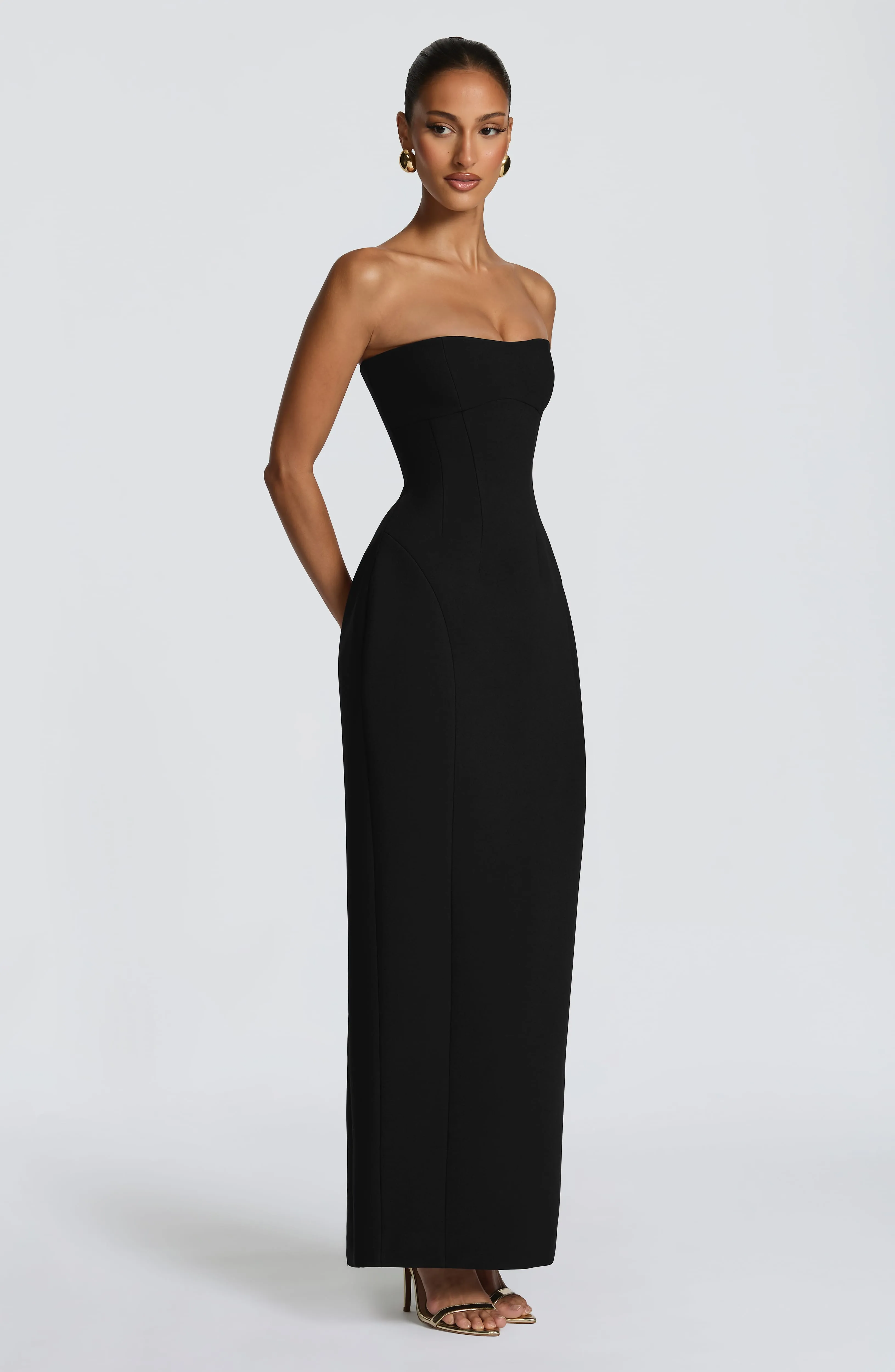 Manon Maxi Dress - Black sold by Babyboo Fashion product image thumbnail 3