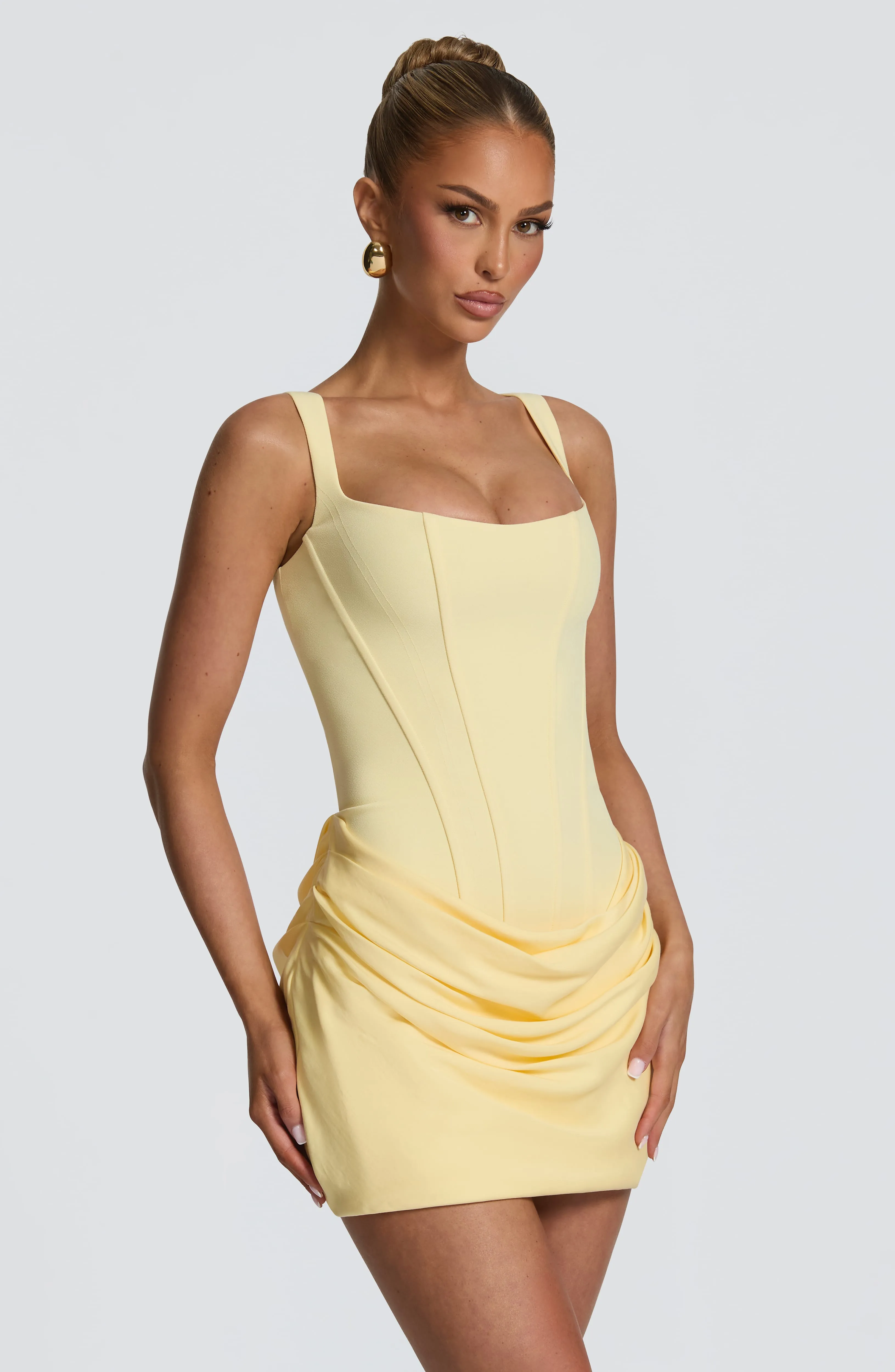 Cornelia Mini Dress - Lemon sold by Babyboo Fashion product image thumbnail 3