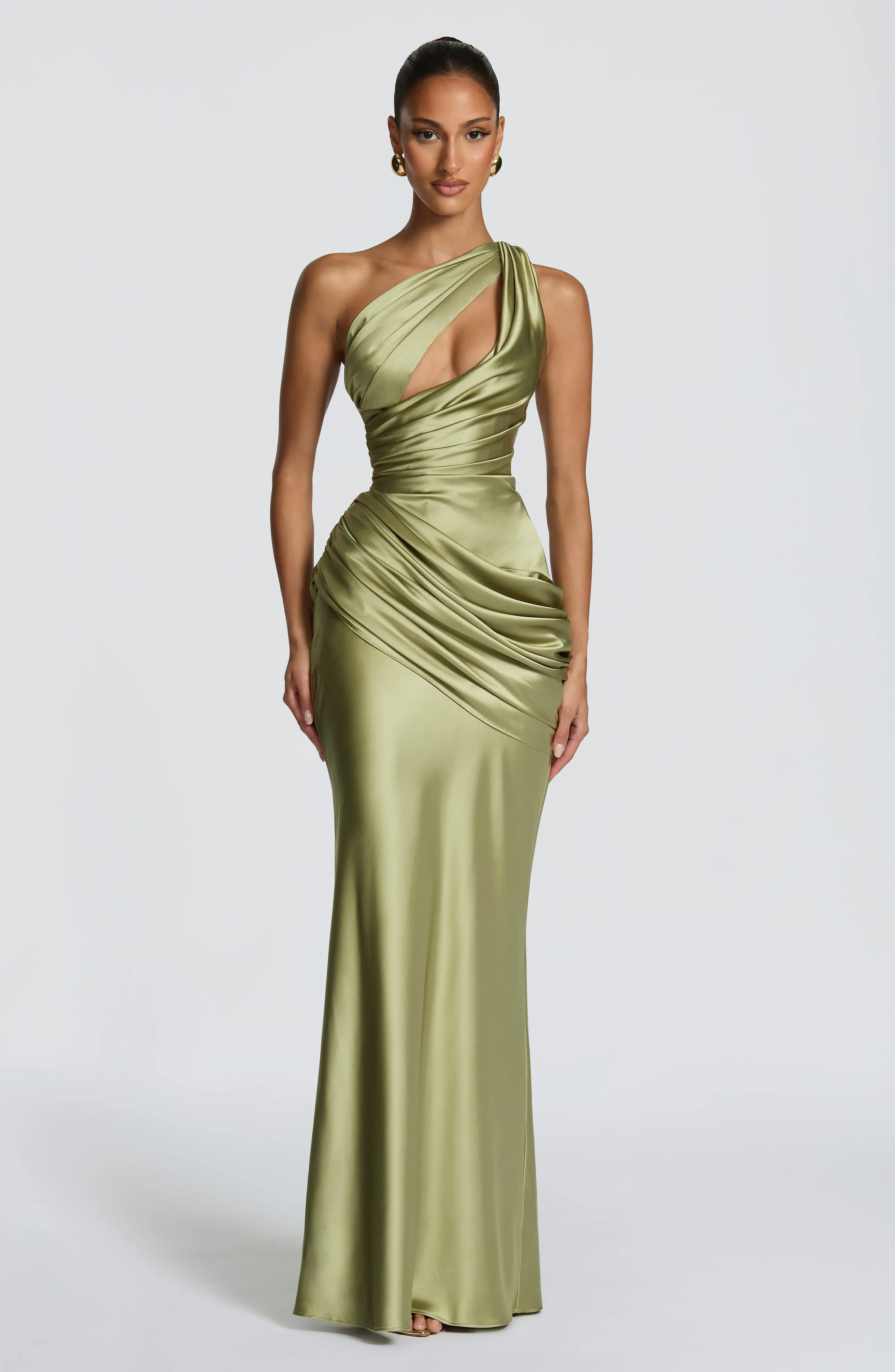 Emina Maxi Dress - Light Olive sold by Babyboo Fashion product image thumbnail 5