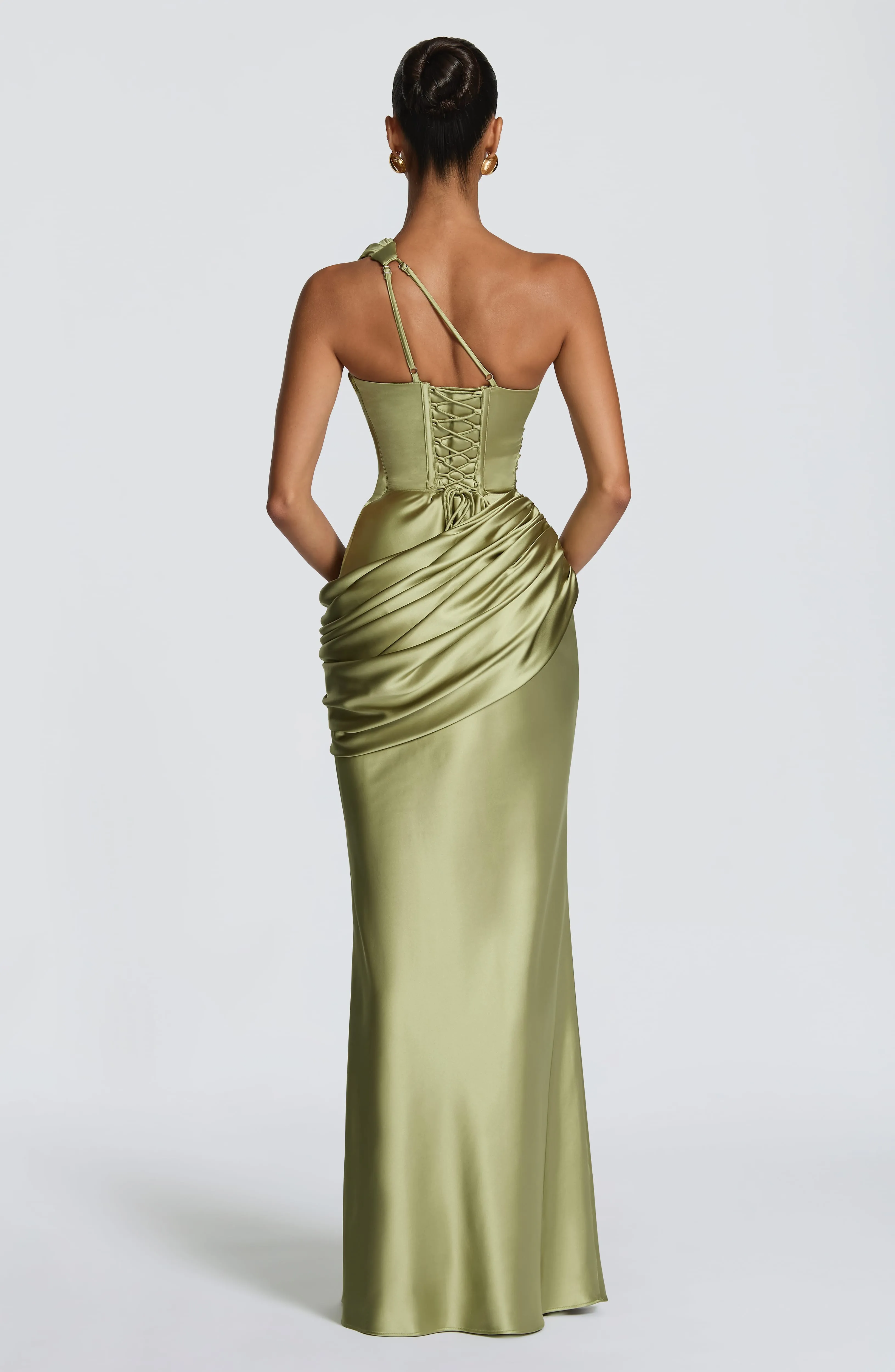 Emina Maxi Dress - Light Olive sold by Babyboo Fashion product image thumbnail 2