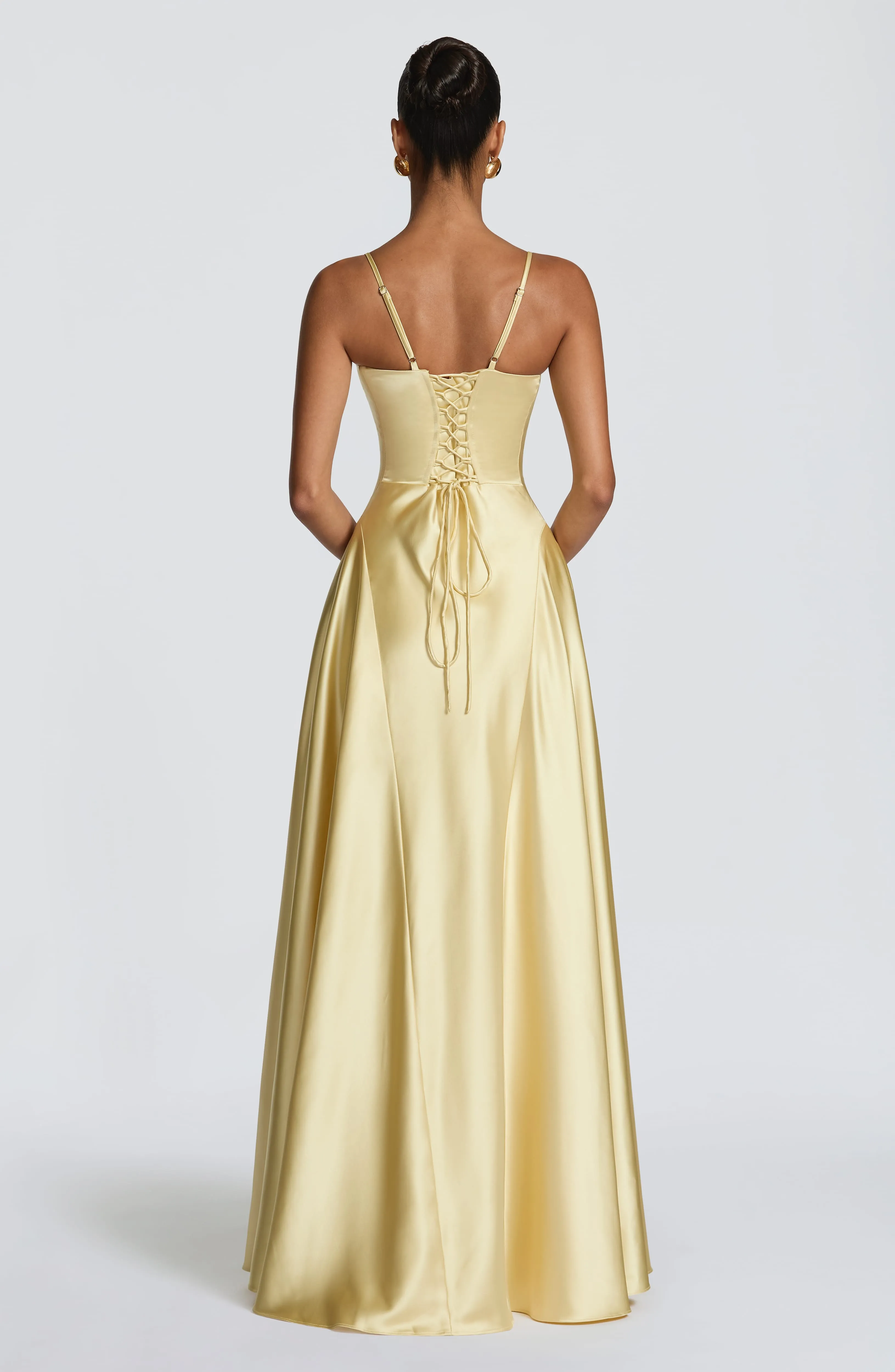 Asterin Maxi Dress - Lemon sold by Babyboo Fashion product image thumbnail 2