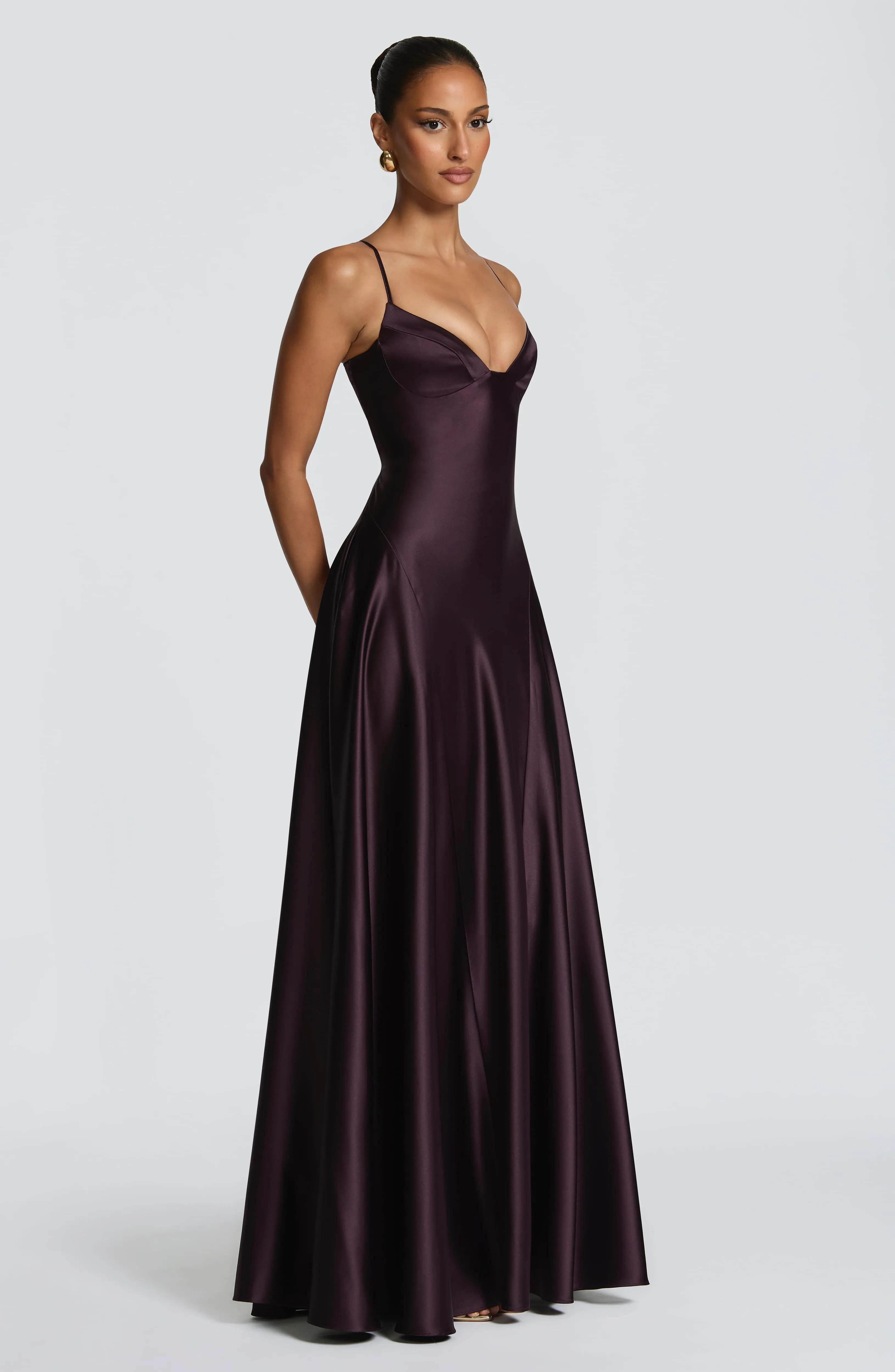Asterin Maxi Dress - Plum sold by Babyboo Fashion product image thumbnail 4