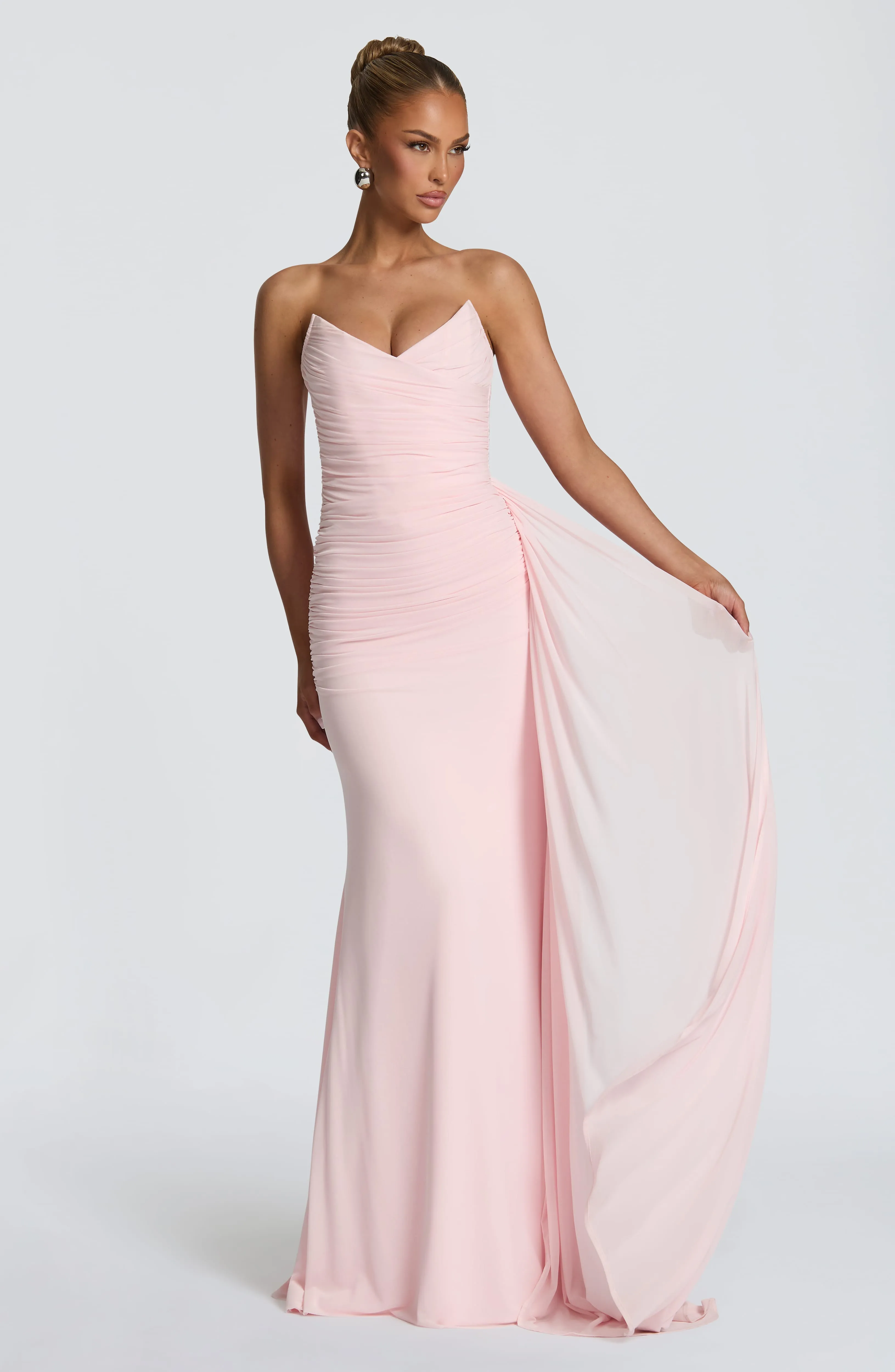 Ashika Maxi Dress - Blush sold by Babyboo Fashion product image thumbnail 4