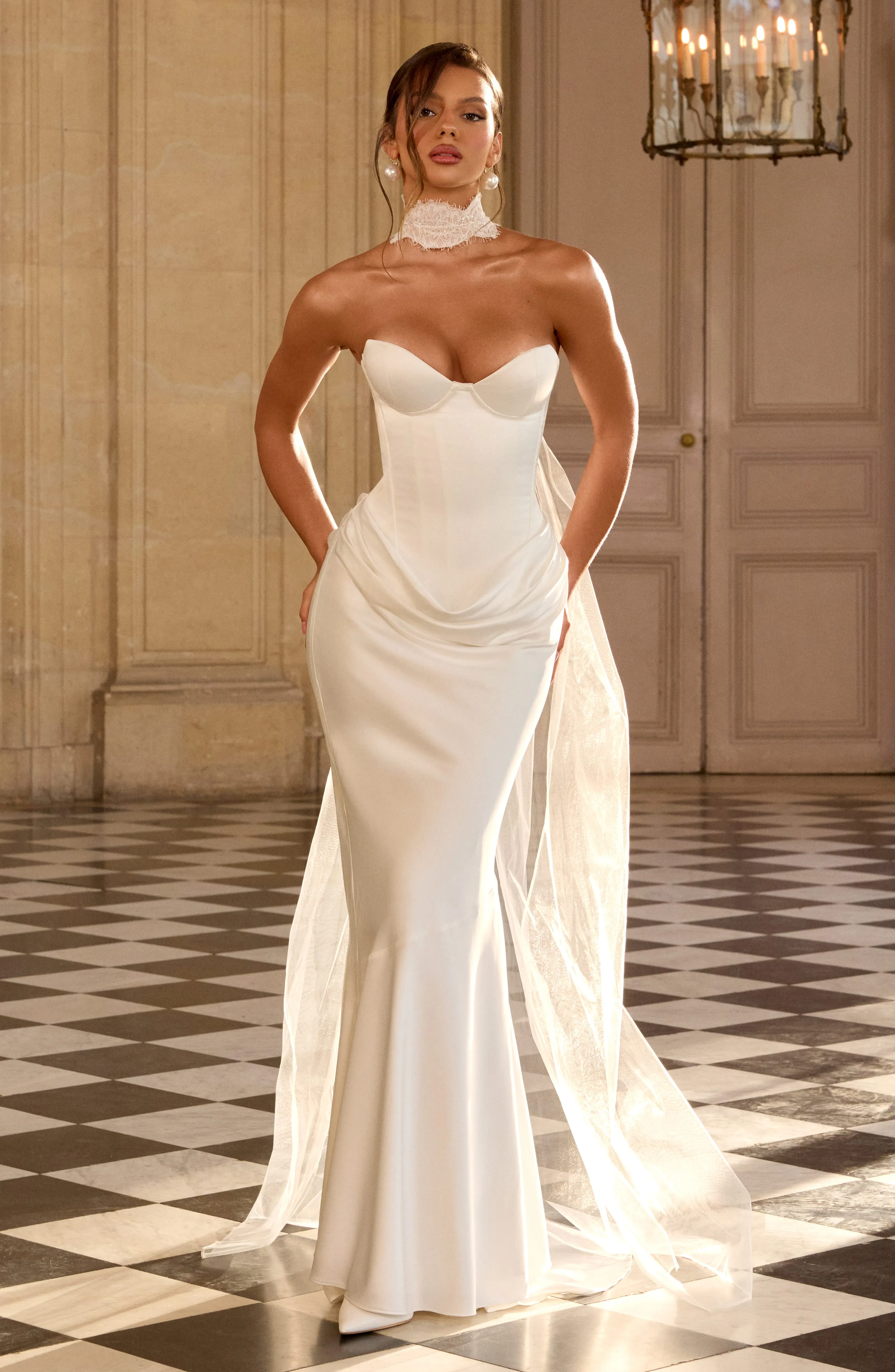 Vaila Gown - Ivory sold by Babyboo Fashion