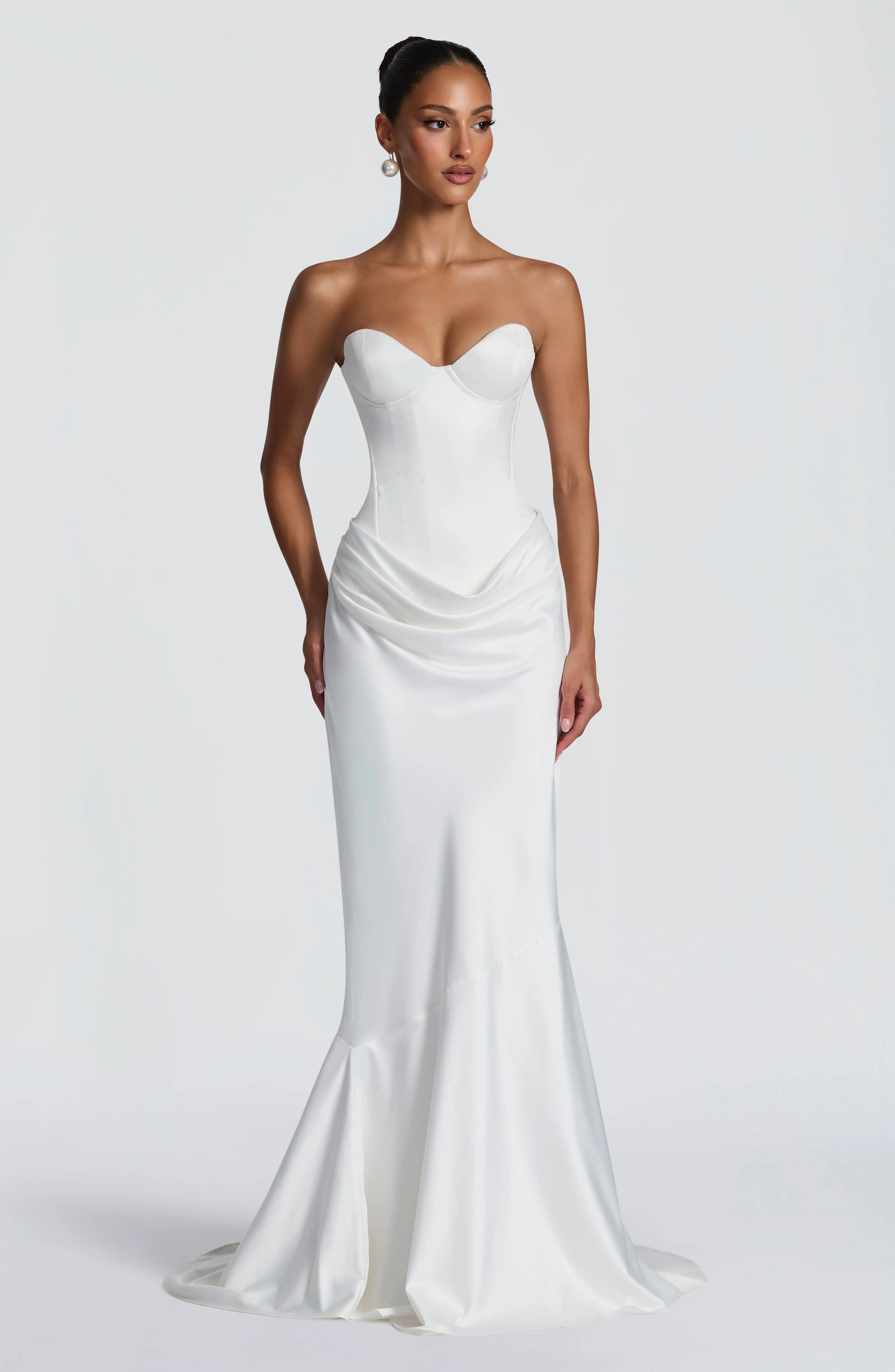 Vaila Gown - Ivory sold by Babyboo Fashion product image thumbnail 5