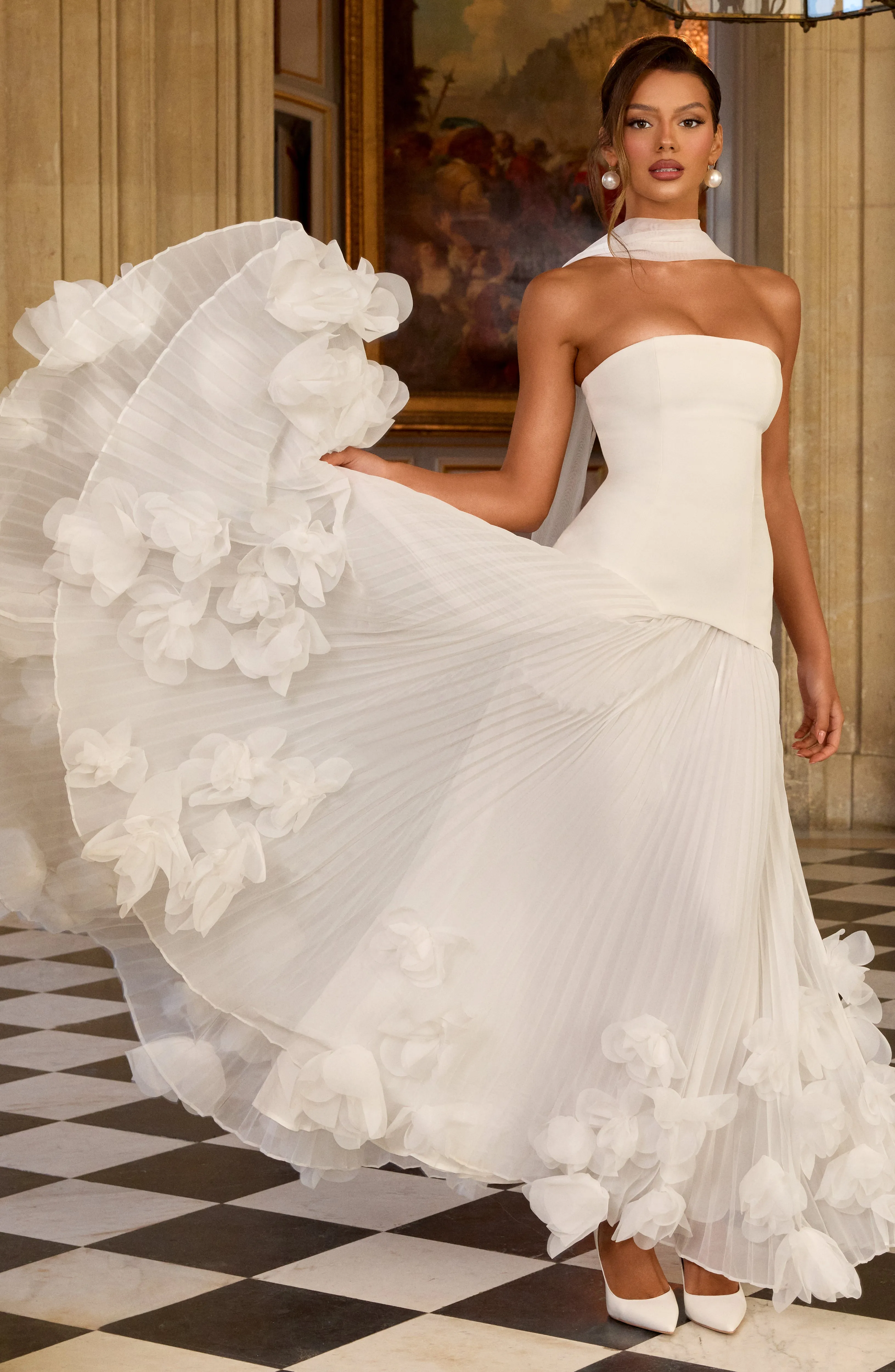 Seraphina Gown - Ivory sold by Babyboo Fashion product image thumbnail 2