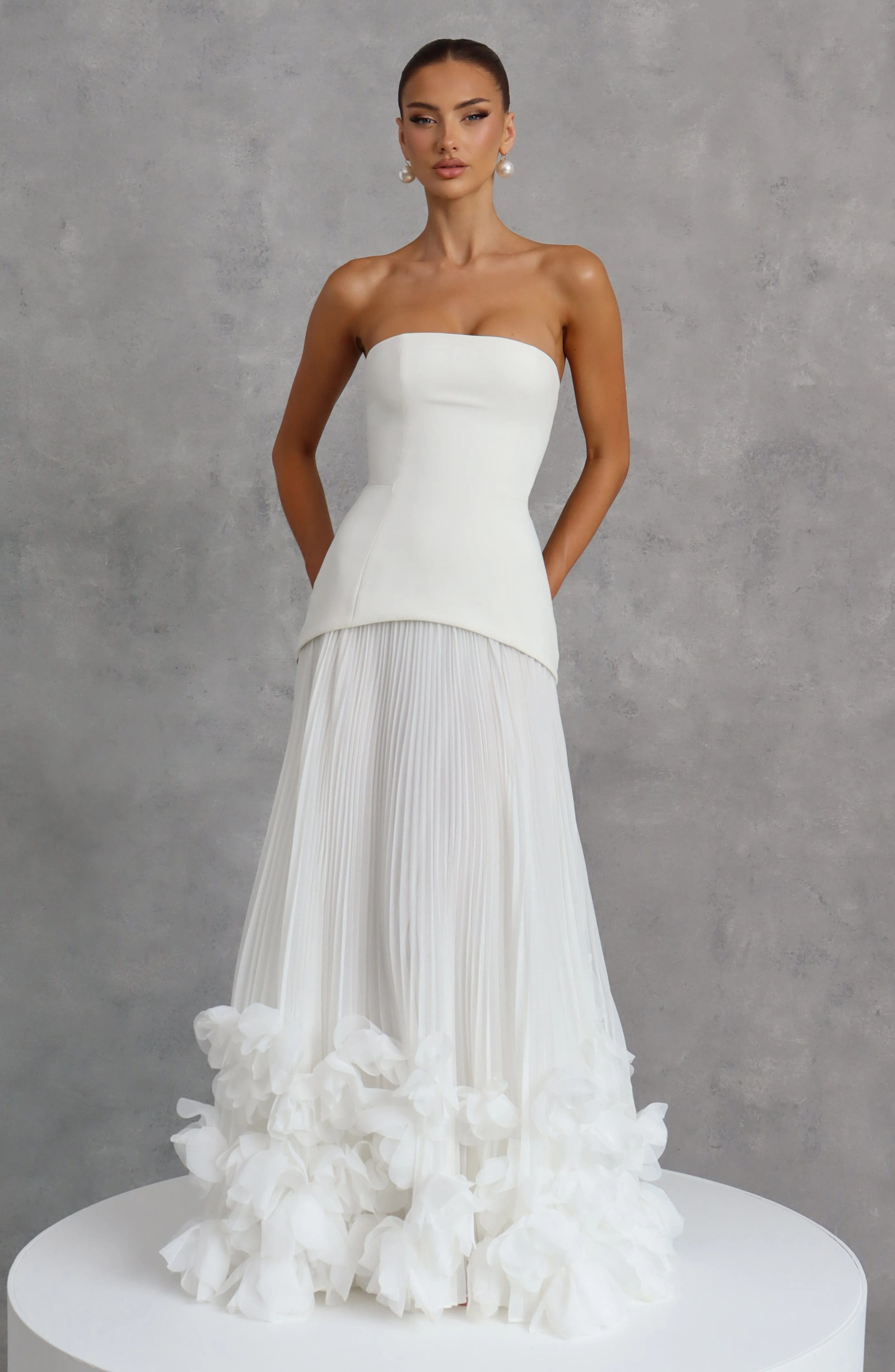 Seraphina Gown - Ivory sold by Babyboo Fashion product image thumbnail 5