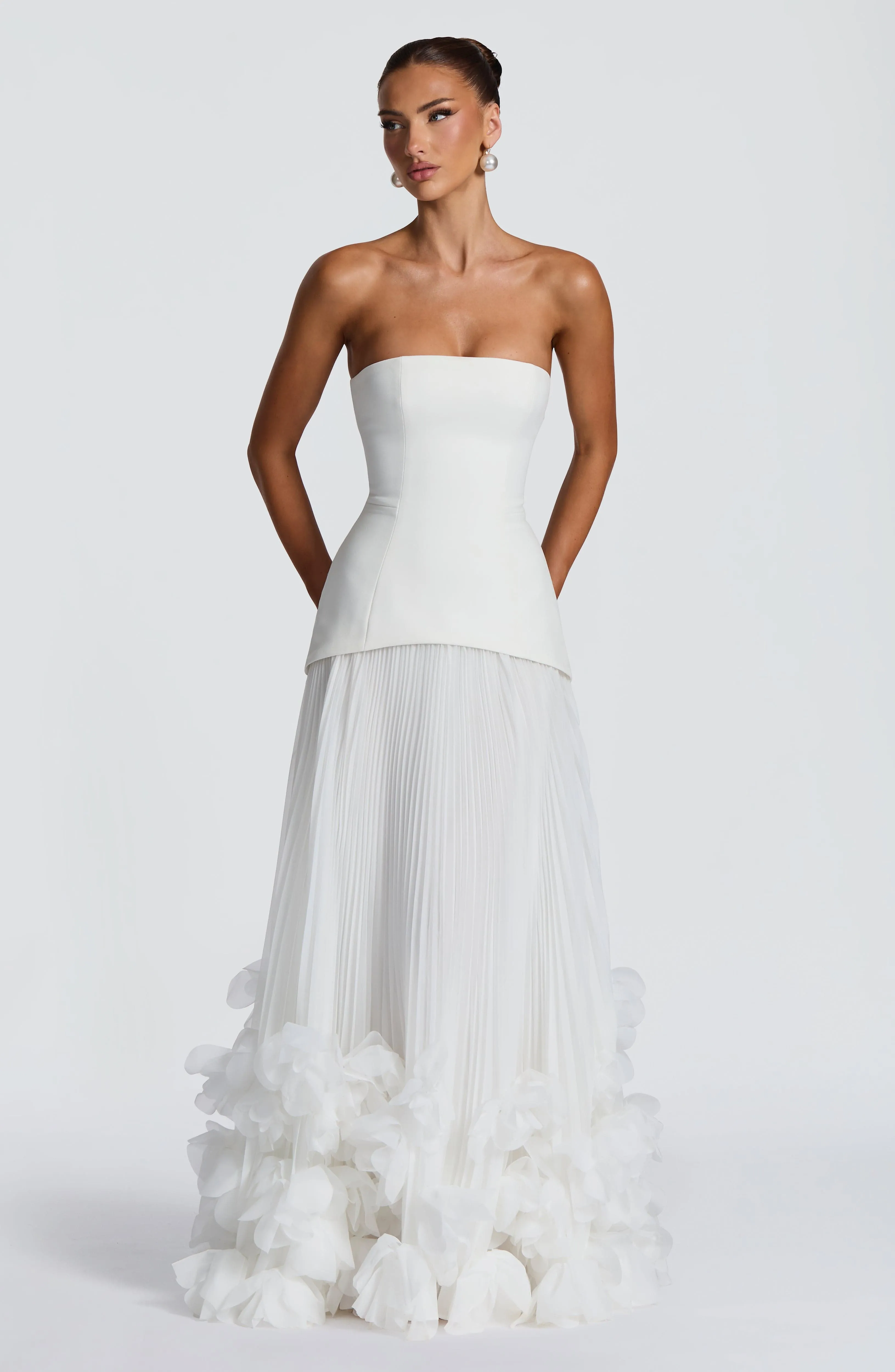 Seraphina Gown - Ivory sold by Babyboo Fashion product image thumbnail 3