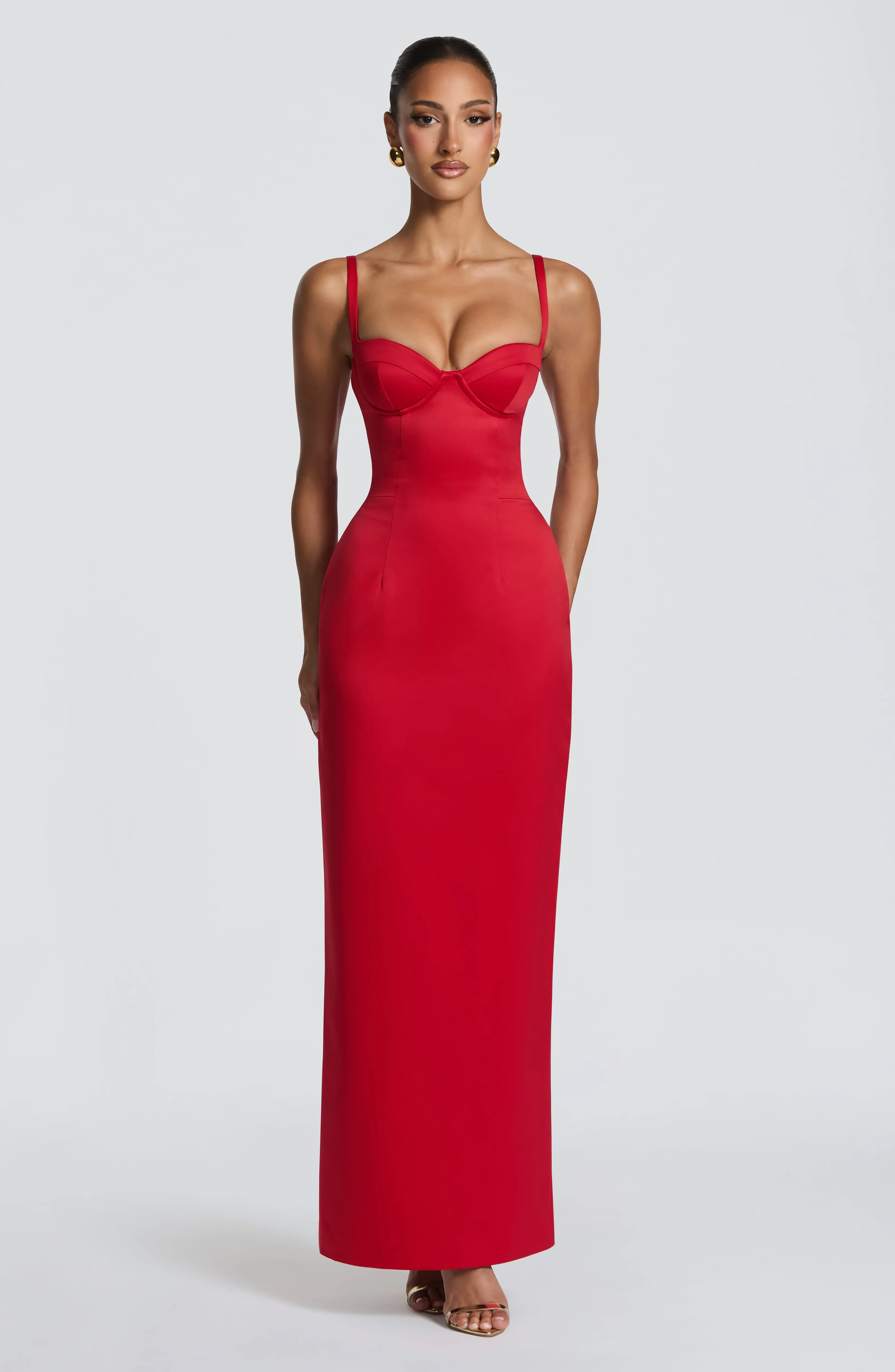 Bennett Maxi Dress - Red sold by Babyboo Fashion product image thumbnail 4