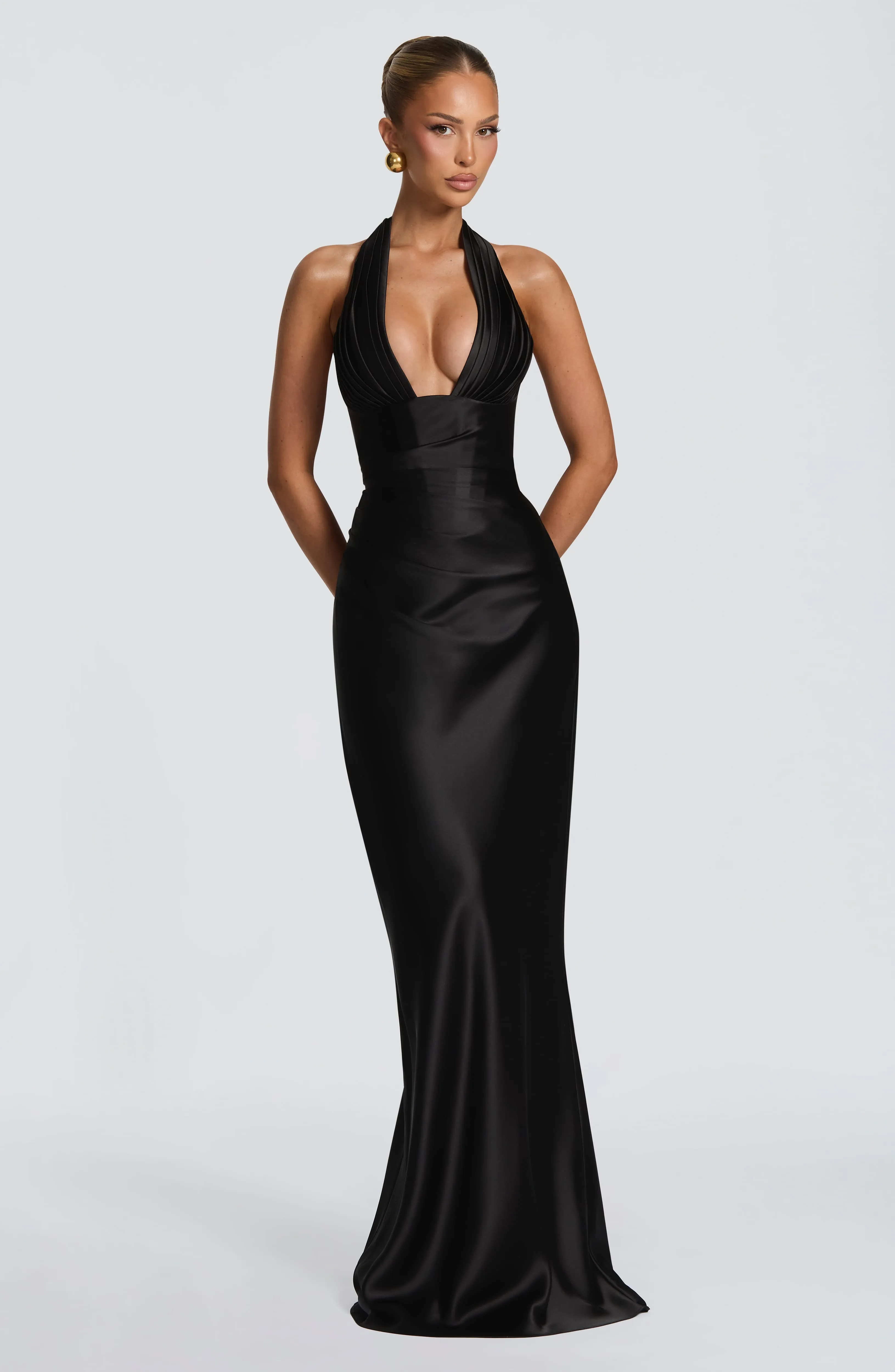 Elowen Maxi Dress - Black sold by Babyboo Fashion