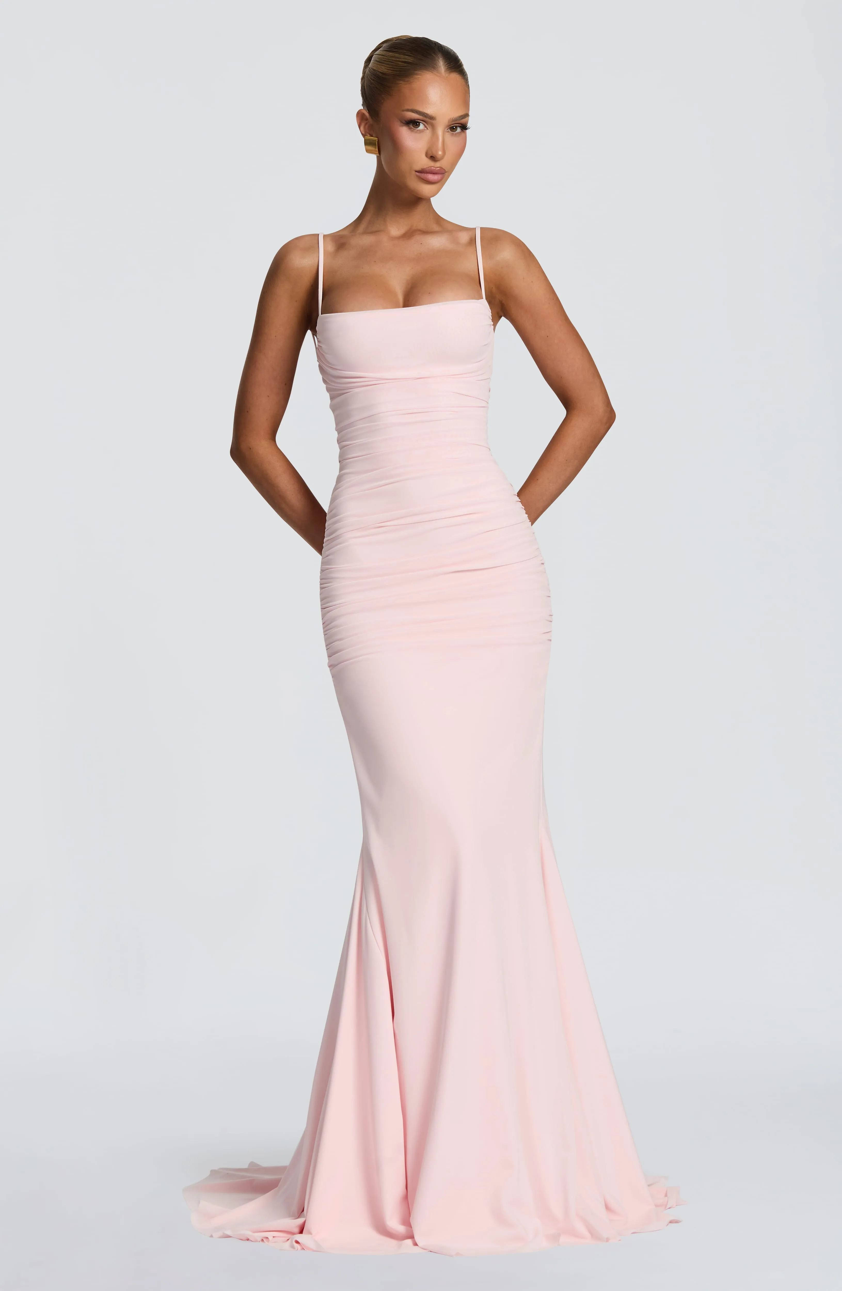 Zaria Gown - Blush sold by Babyboo Fashion