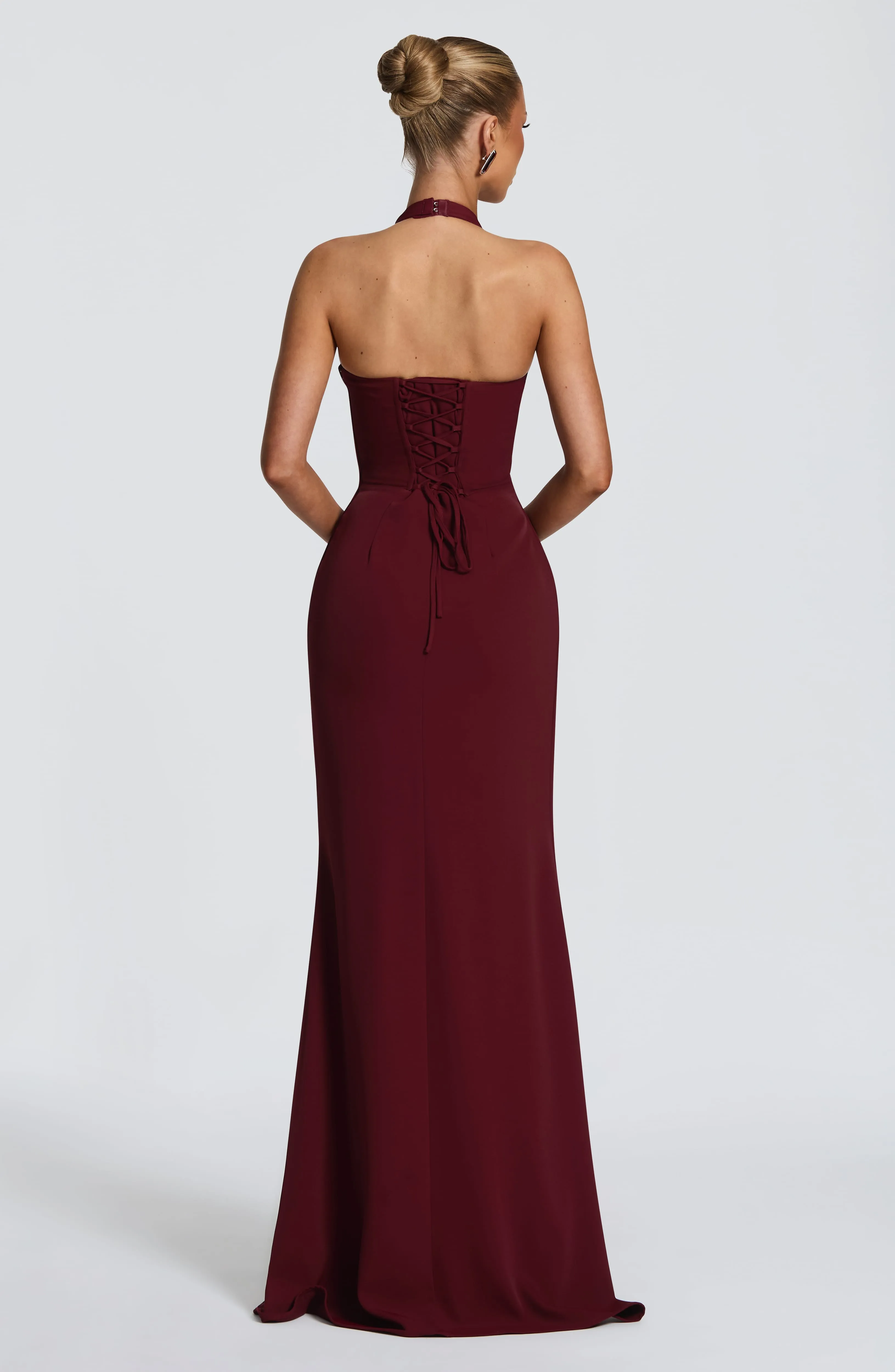 Adora Maxi Dress - Cherry Lacquer sold by Babyboo Fashion product image thumbnail 2