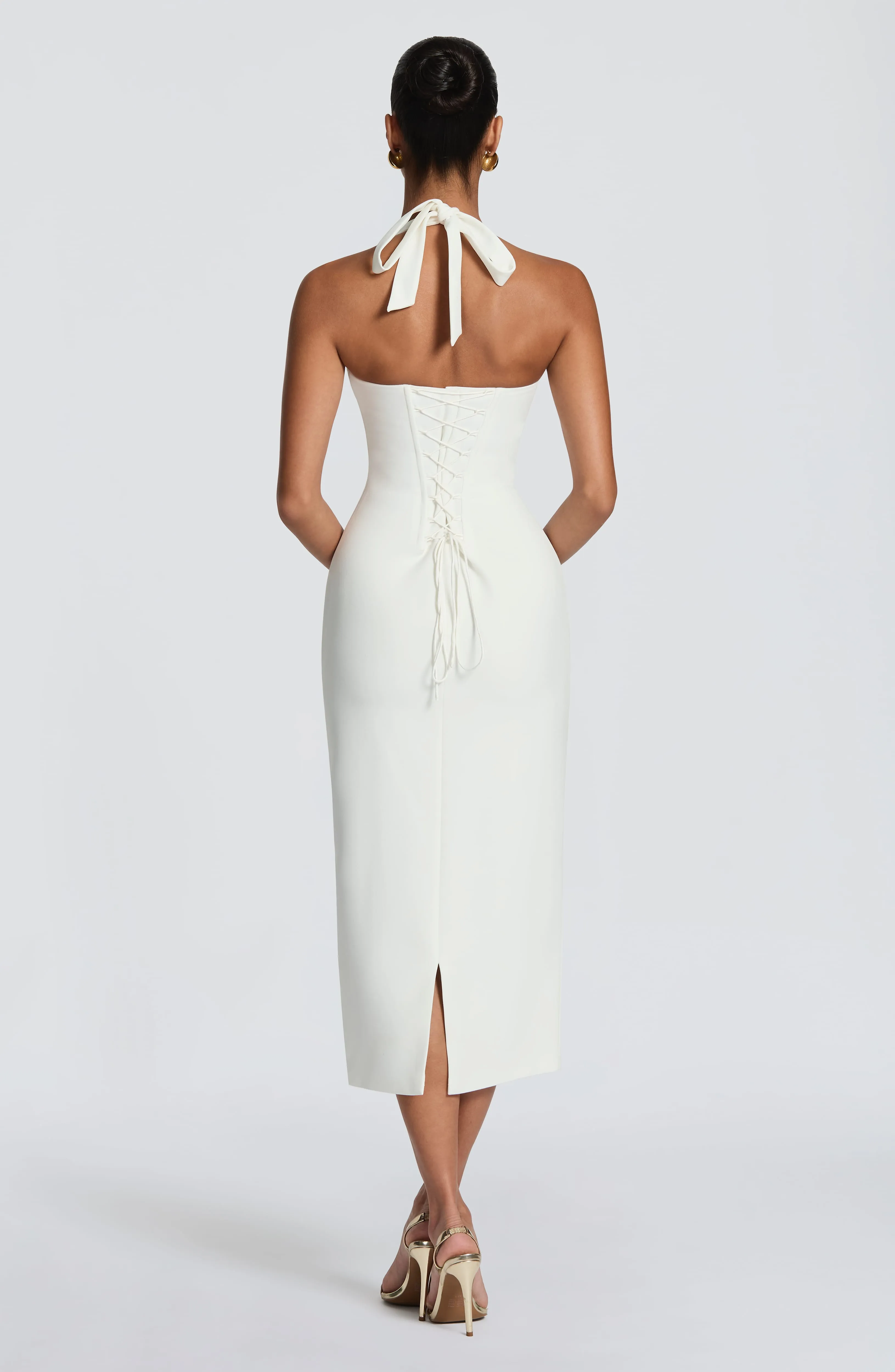 Cassia Midi Dress - Ivory sold by Babyboo Fashion product image thumbnail 3