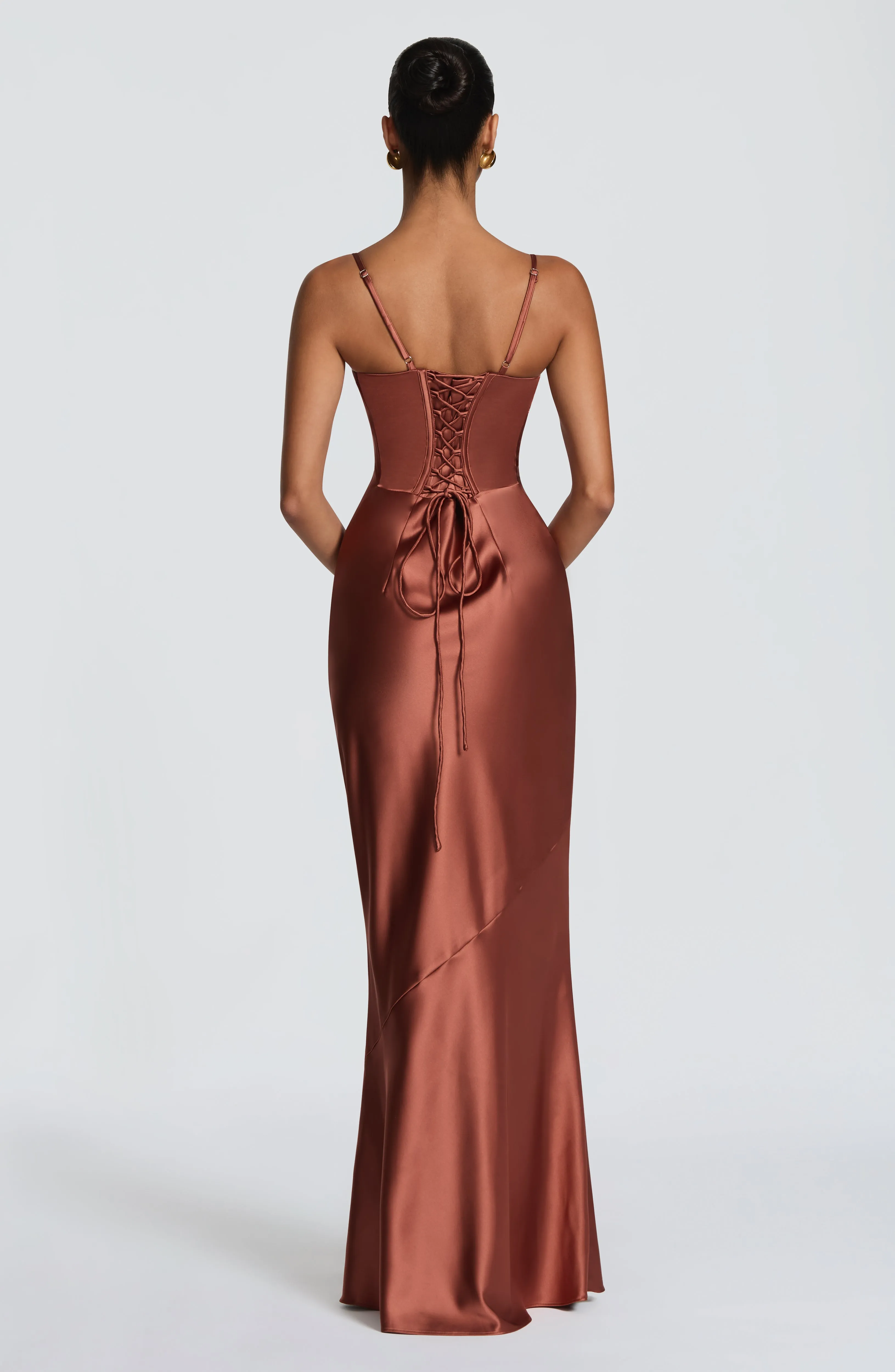 Amorette Maxi Dress - Rust sold by Babyboo Fashion product image thumbnail 2