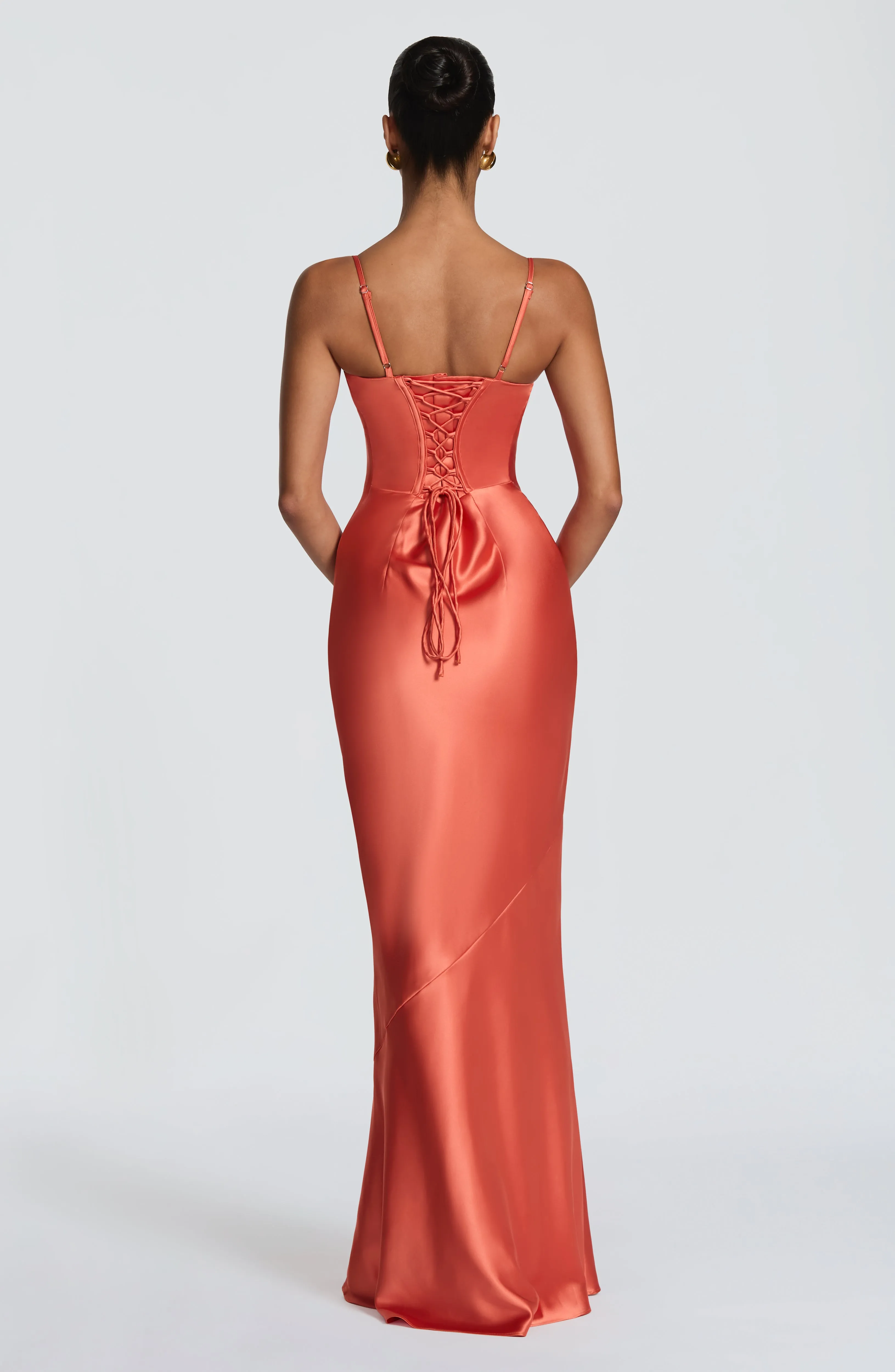 Amorette Maxi Dress - Burnt Orange sold by Babyboo Fashion product image thumbnail 2