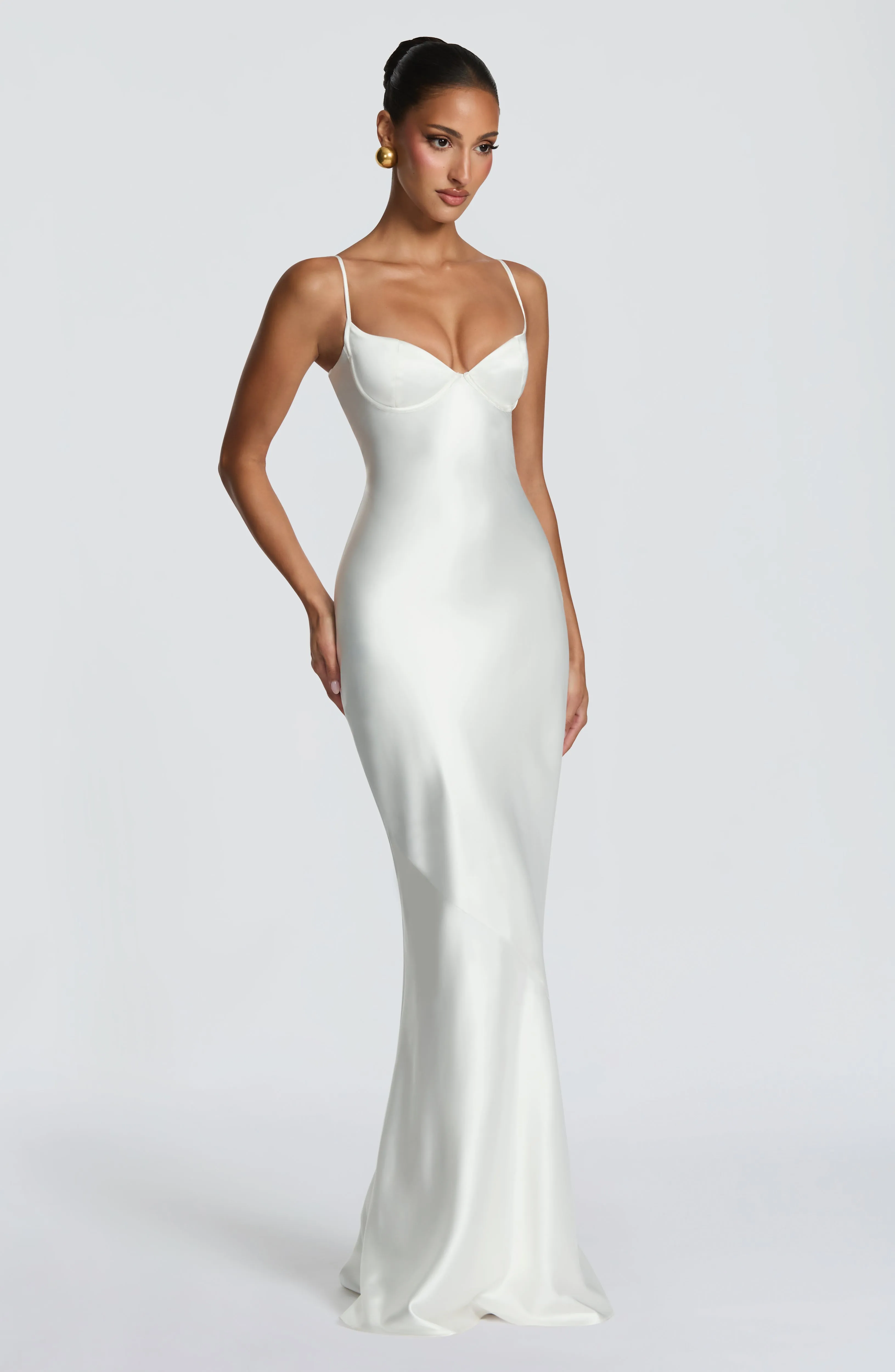 Amorette Maxi Dress - Ivory sold by Babyboo Fashion product image thumbnail 4