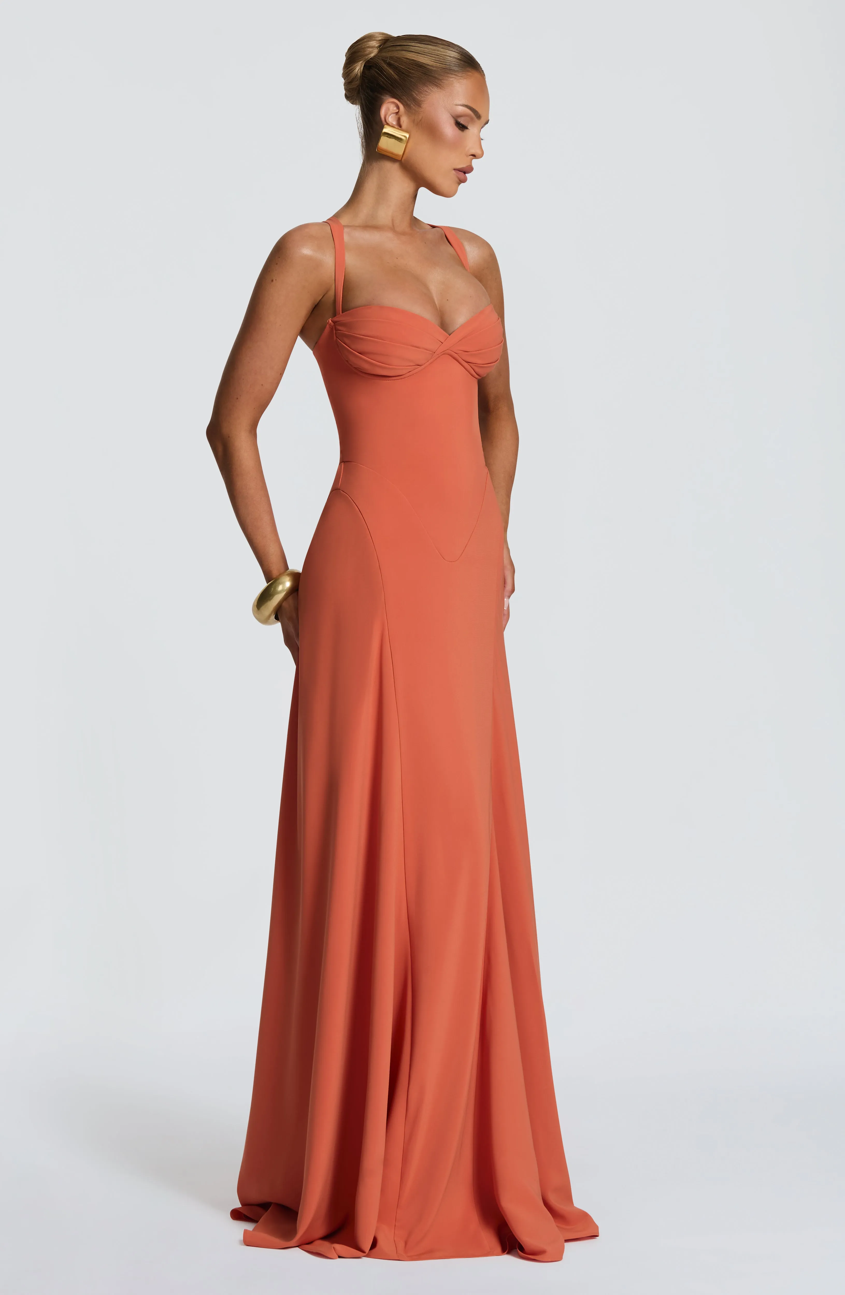 Irie Maxi Dress - Burnt Orange sold by Babyboo Fashion product image thumbnail 3