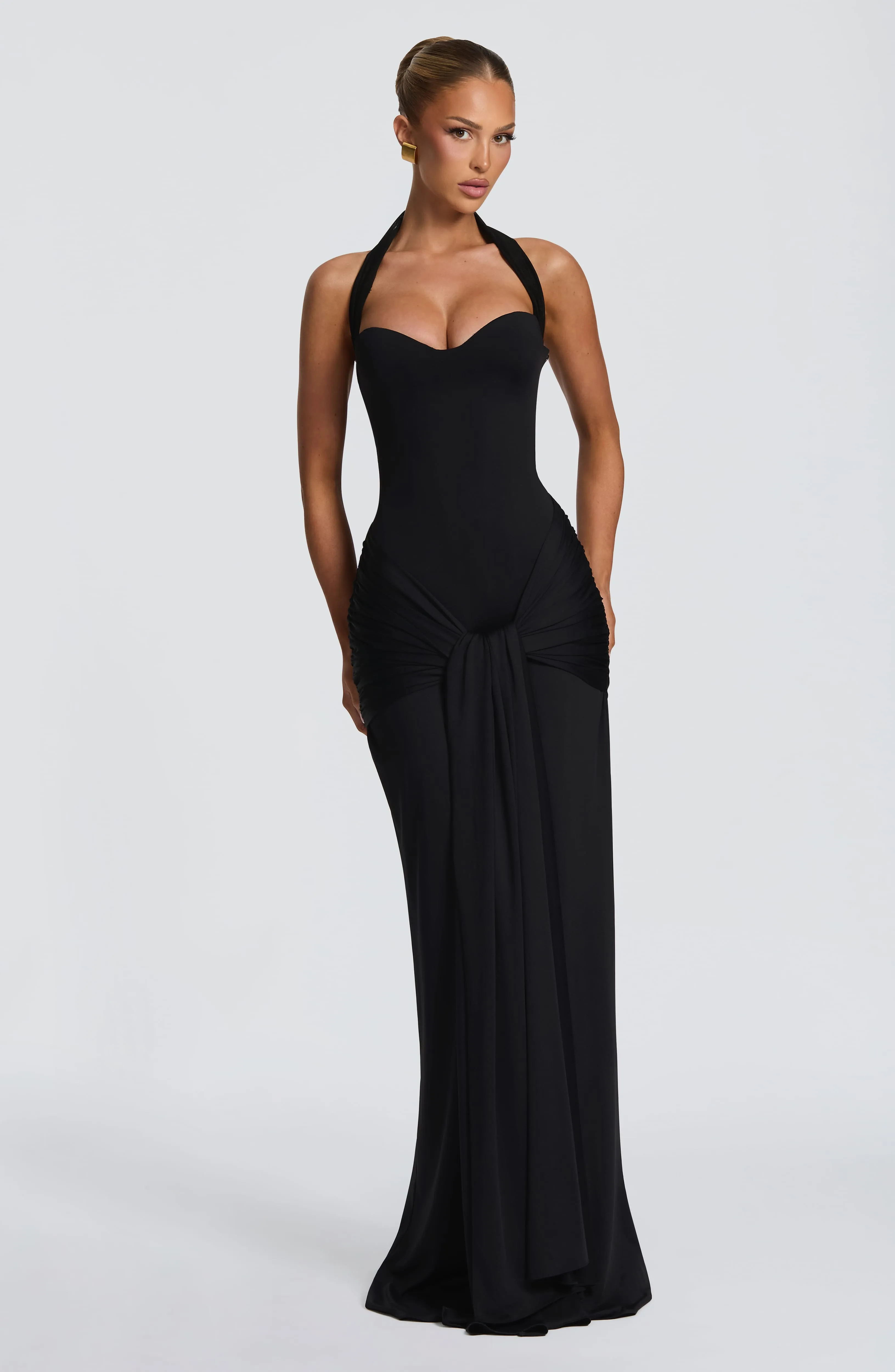 Gia Maxi Dress - Black sold by Babyboo Fashion