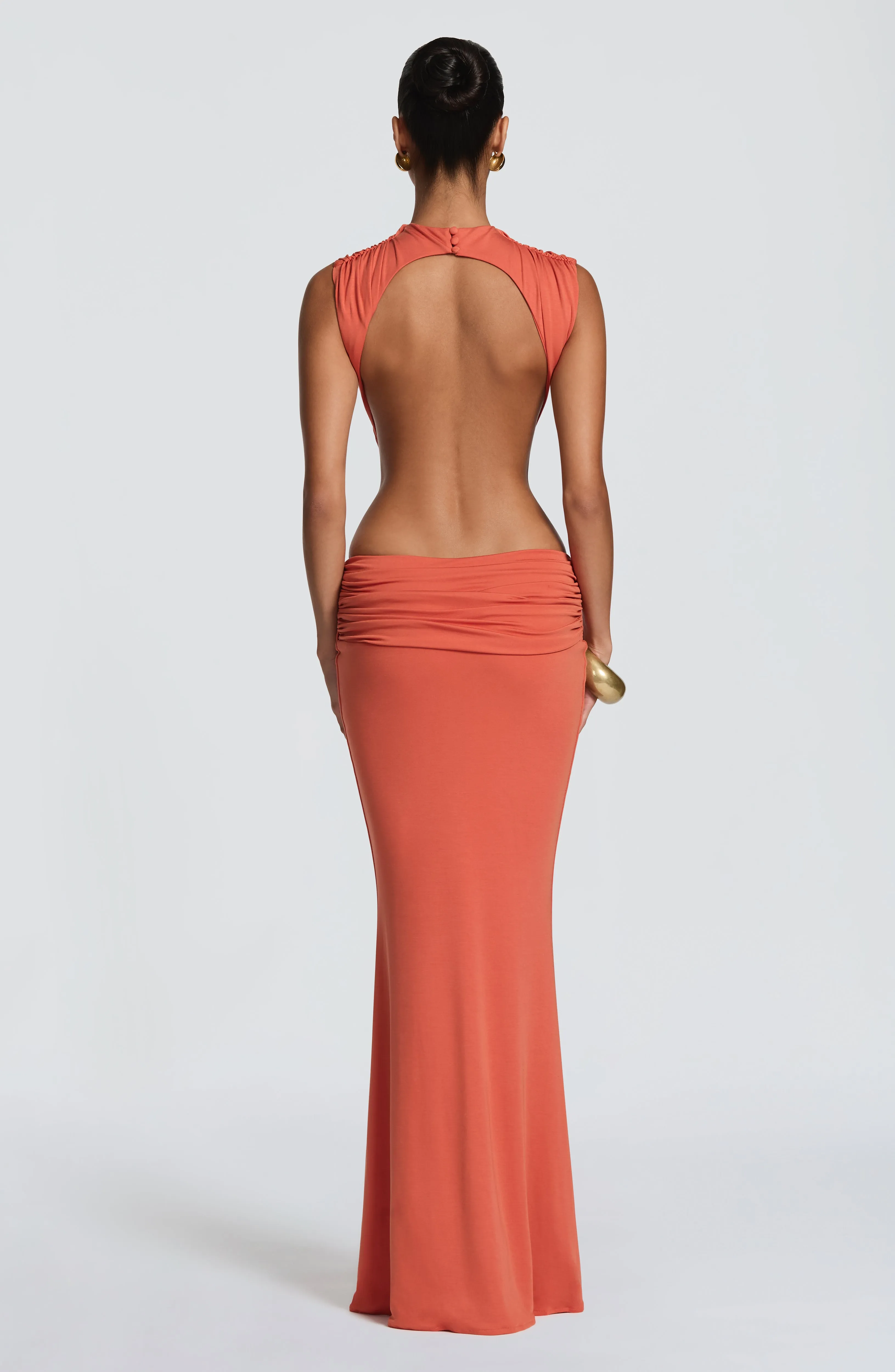Fenella Maxi Dress - Burnt Orange sold by Babyboo Fashion product image thumbnail 2
